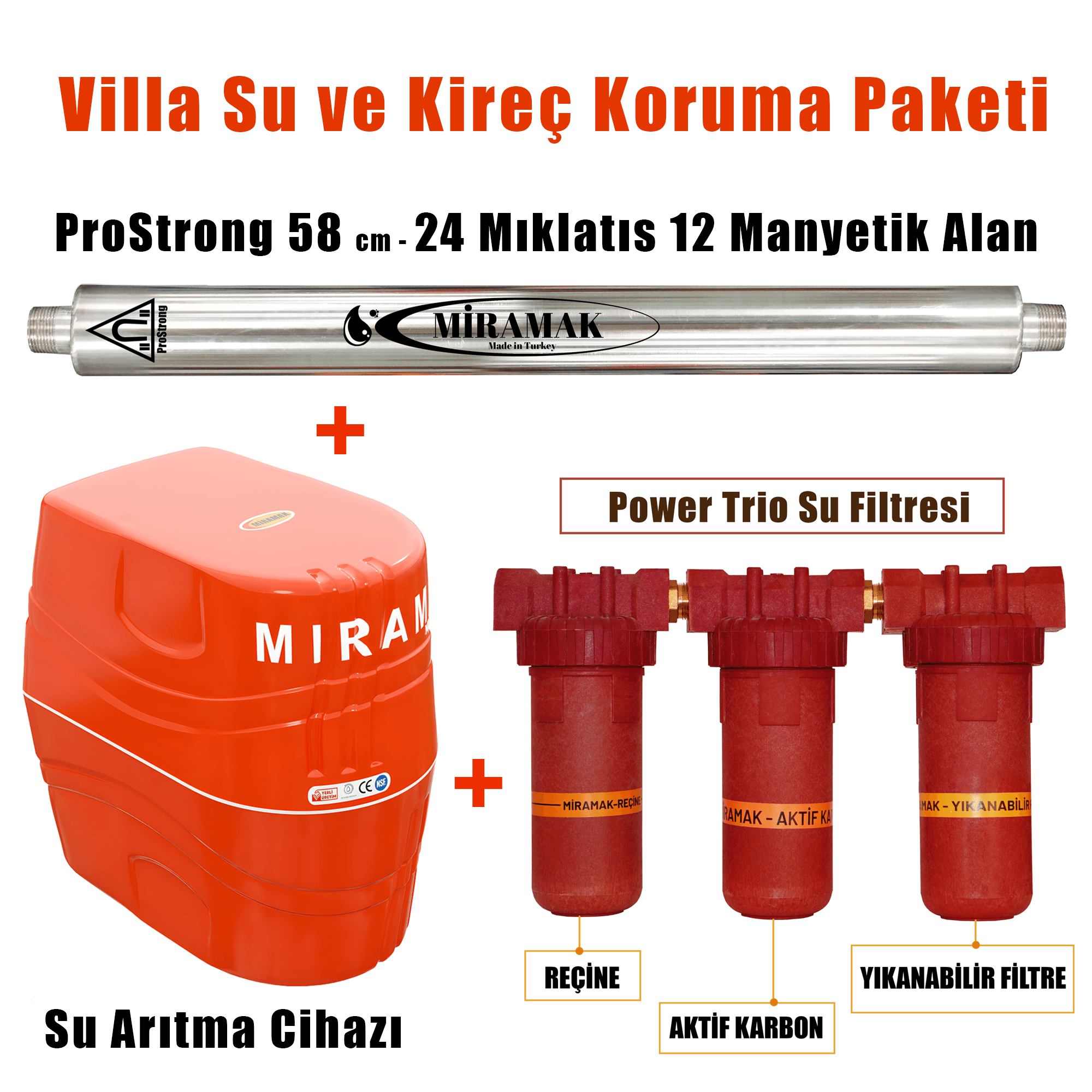 Villa-1 Su ve Kireç Koruma Paketi