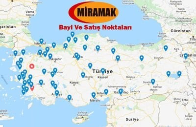 Manyetik Kireç Önleyici Hizmet Bölgeleri
