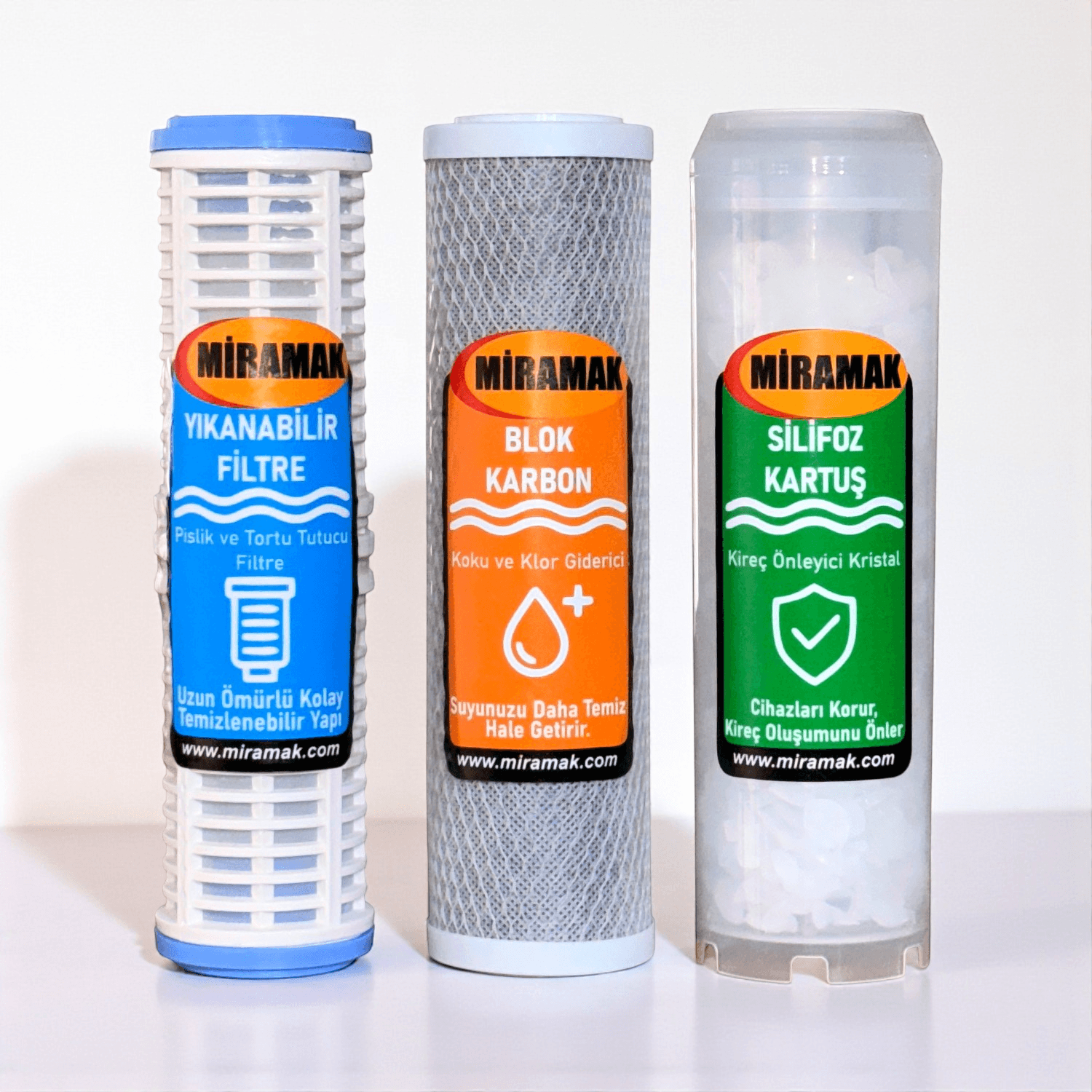 Trio Filtre Yedek Kartuş Takımı