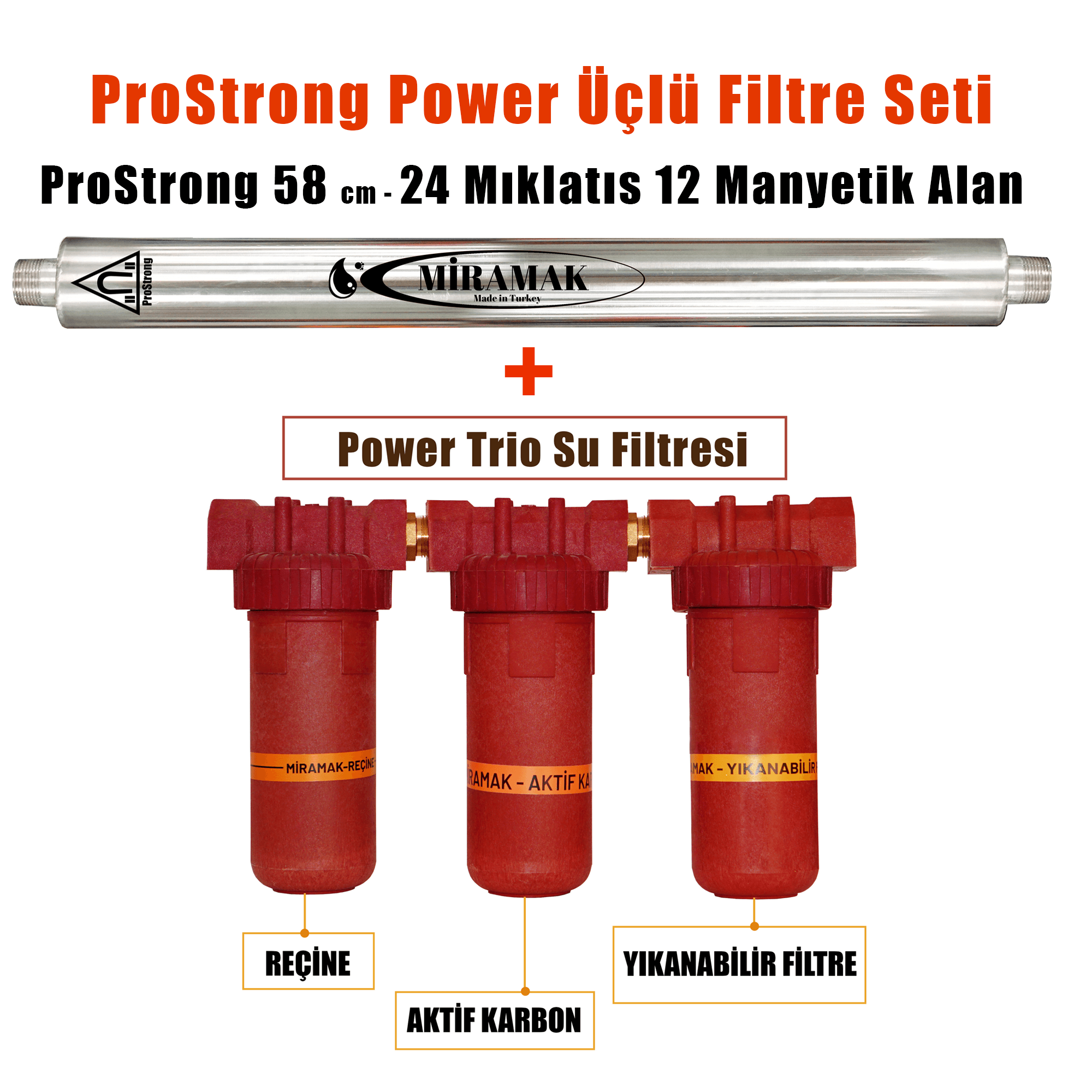 ProStrong Power Üçlü Filtre Seti