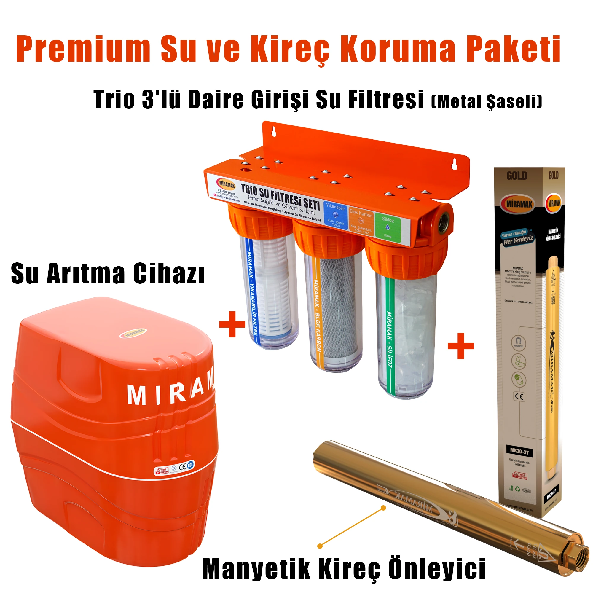 Miramak Premium Su ve Kireç Koruma Paketi