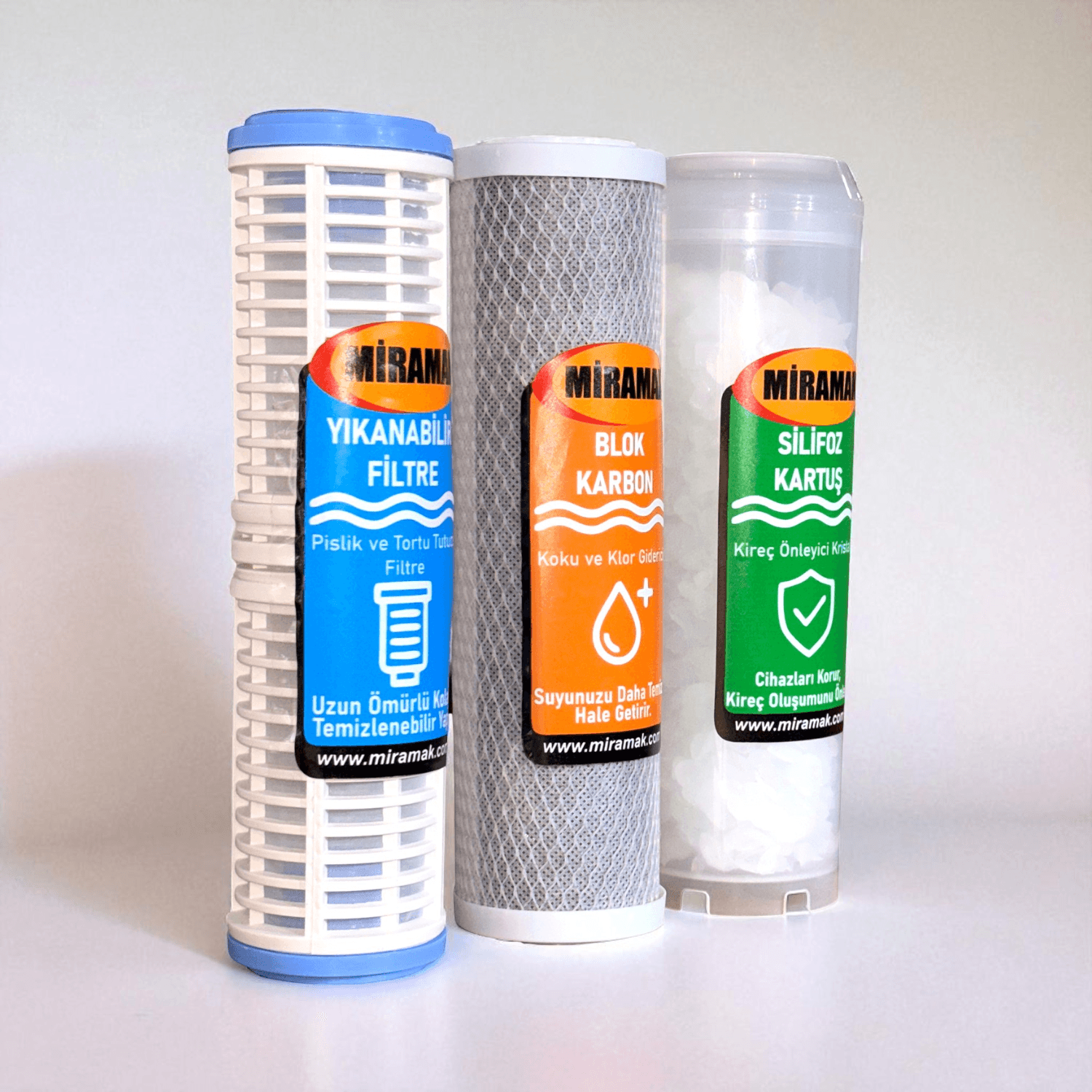 Trio Filtre Yedek Kartuş Takımı