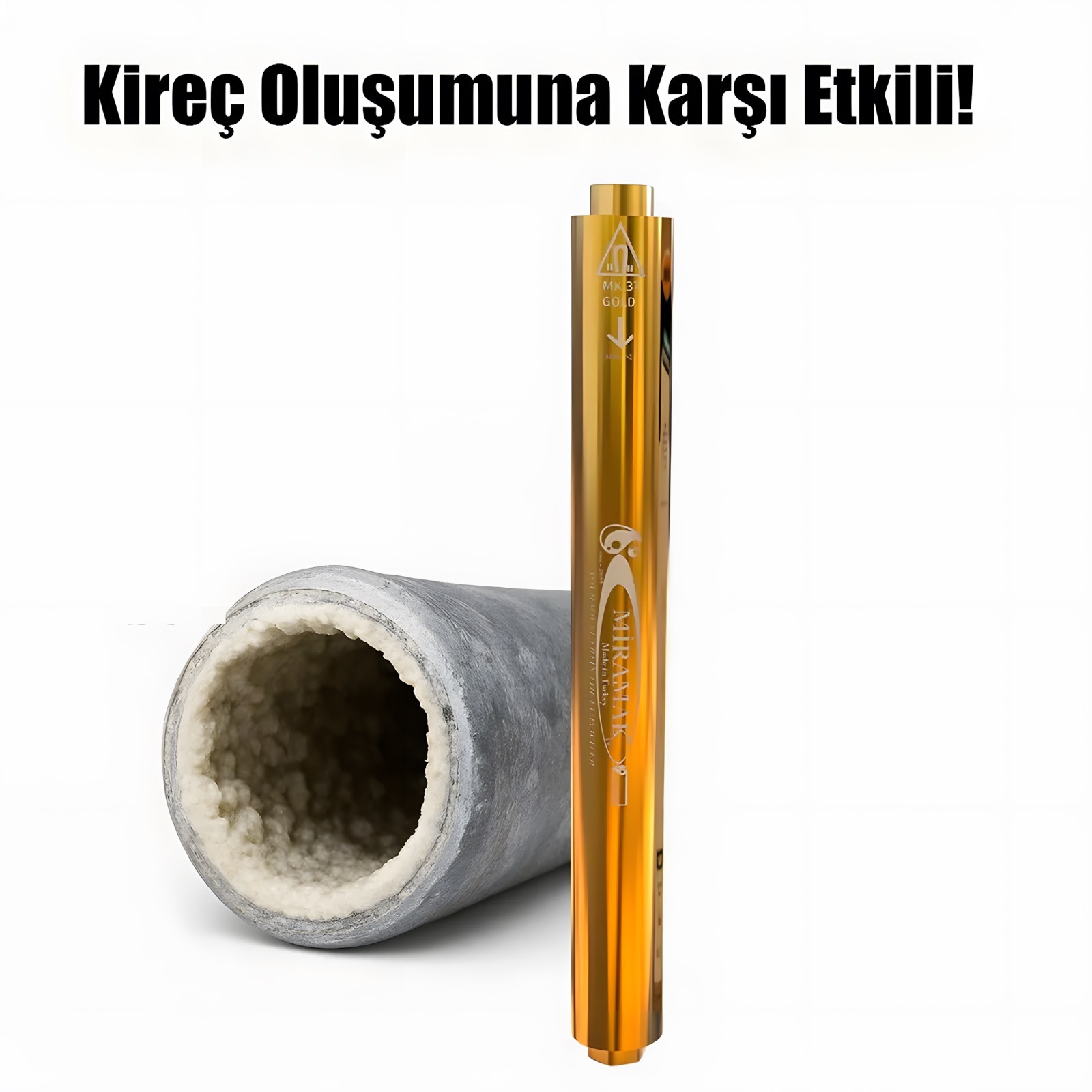 Daire Tipi Mk37 Gold Manyetik Kireç Önleyici 3/4inc