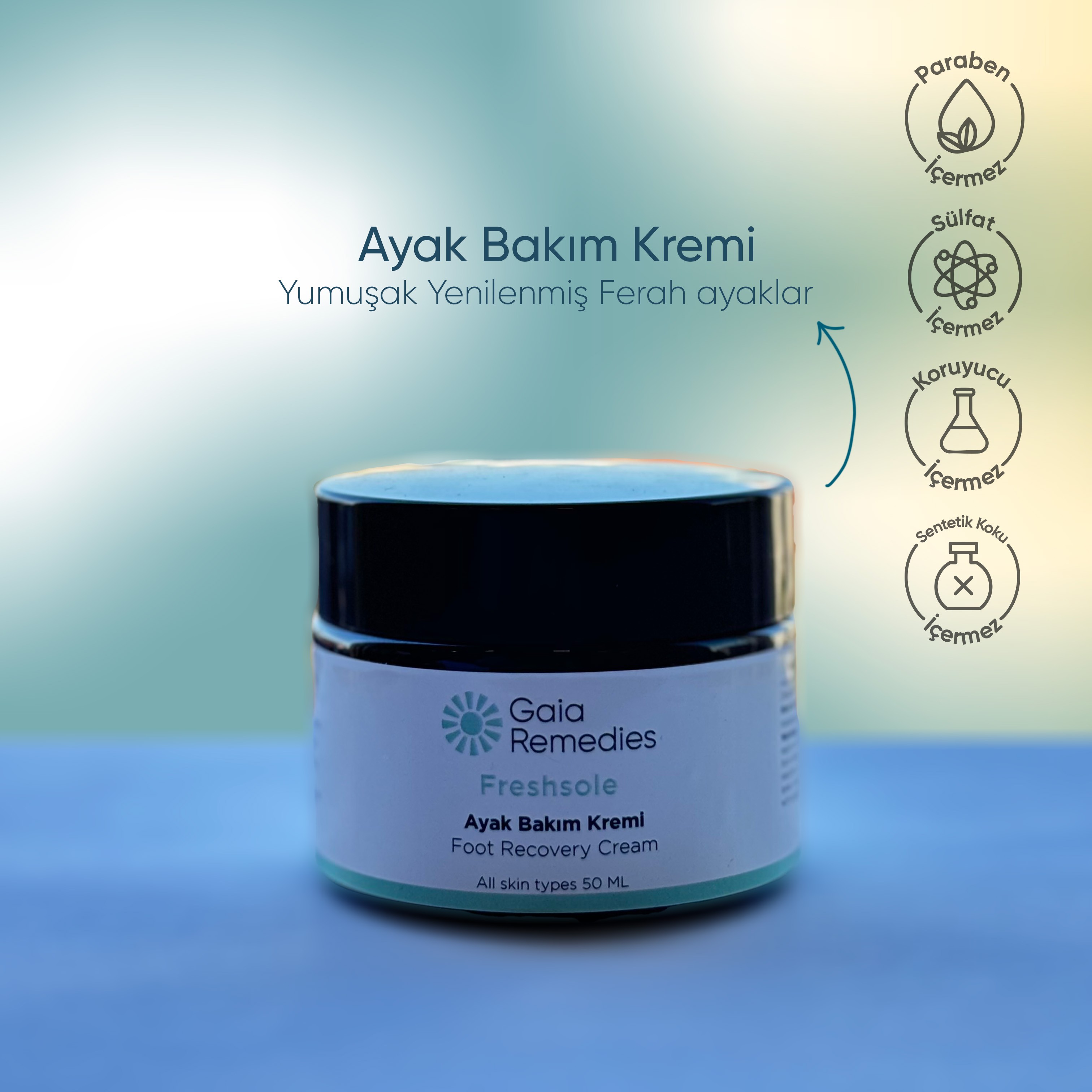 Freshsole Onarıcı Ayak Kremi - 50ml