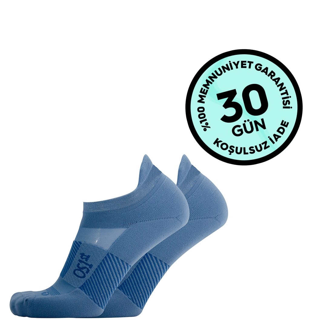 Ultra-lightweight, antibacterial sports socks. Provides maximum airflow to keep feet cool. Non-slip in shoes, prevents blisters. - Mavi