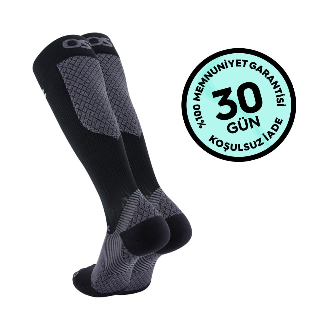 FS4+ Compression Destek Çorap - Siyah