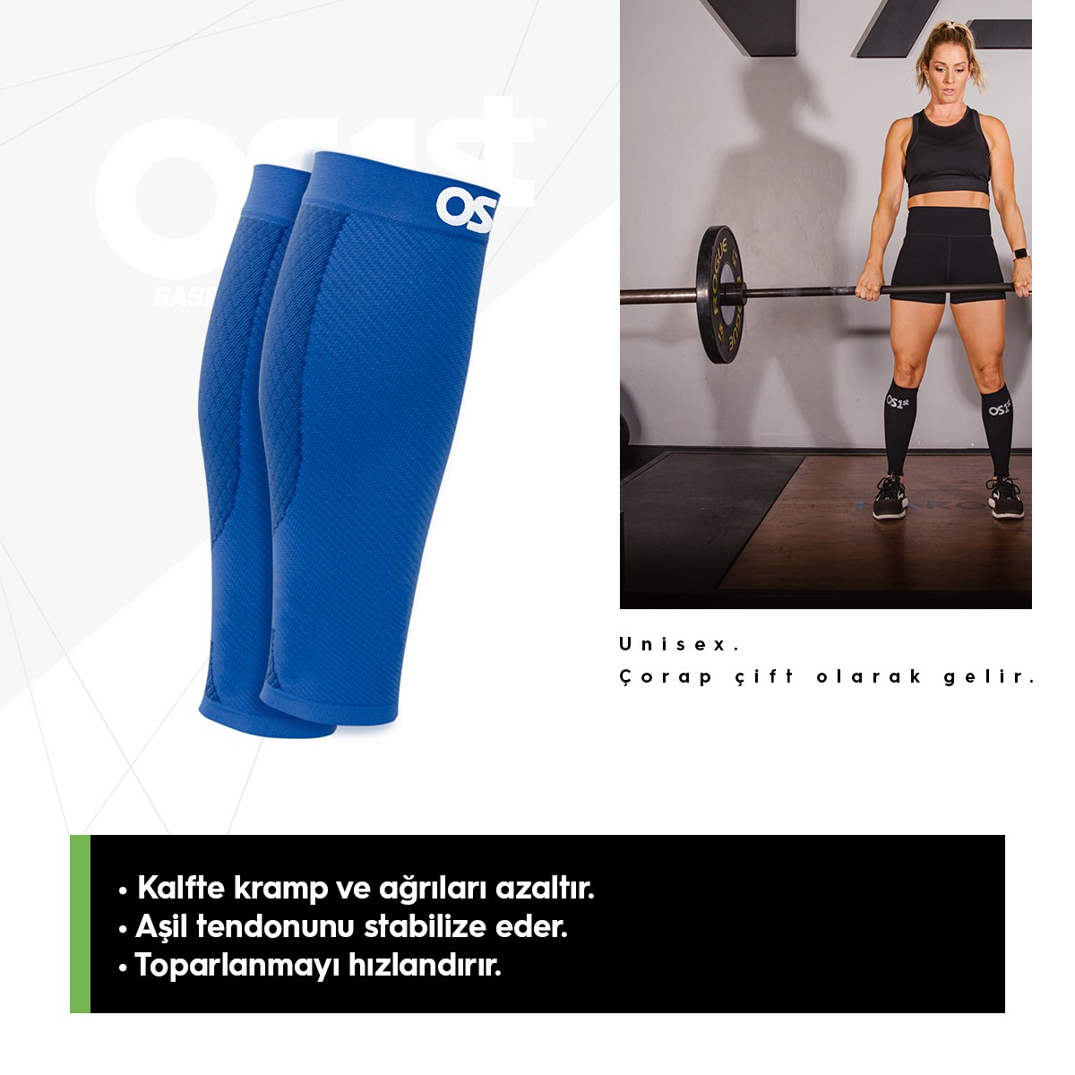 Support for calf performance and recovery. Prevents cramps, pain and edema. Provides effective solutions for orthopedic problems such as Achilles tendonitis and shin splints. Increases blood circulation and speeds recovery.  - Mavi