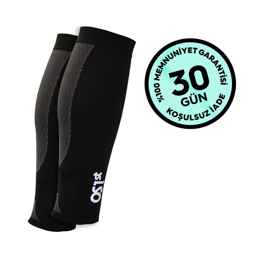 Support for calf performance and recovery. Prevents cramps, pain and edema. Provides effective solutions for orthopedic problems such as Achilles tendonitis and shin splints. Increases blood circulation and speeds recovery.  - Siyah