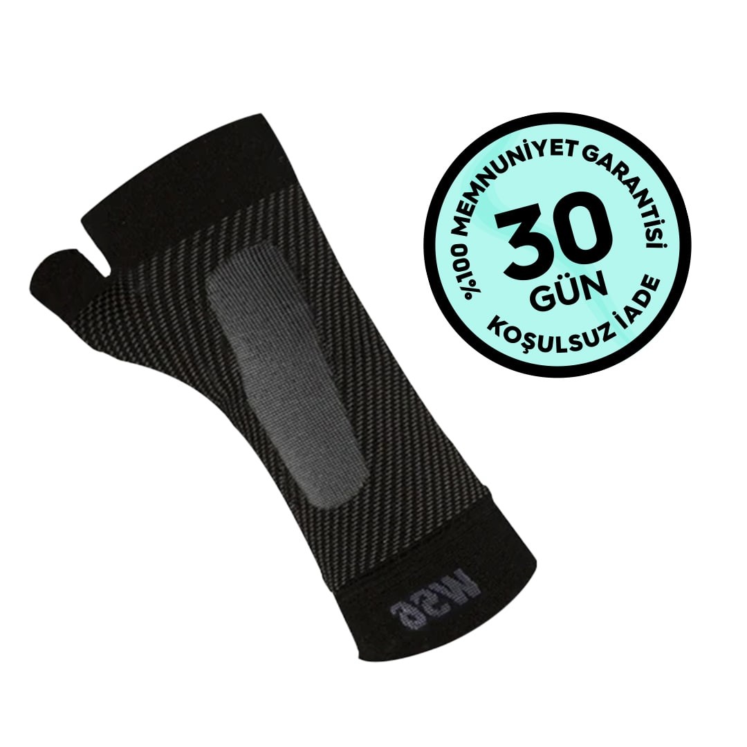 Specific for orthopedic problems like wrist pain, sprains and carpal tunnel syndrome. Does not restrict movement, prevent circulation, or cause numbness. Provides Kinesio Tape effect. Extra slim and lightweight. For use in everyday and sports activities.