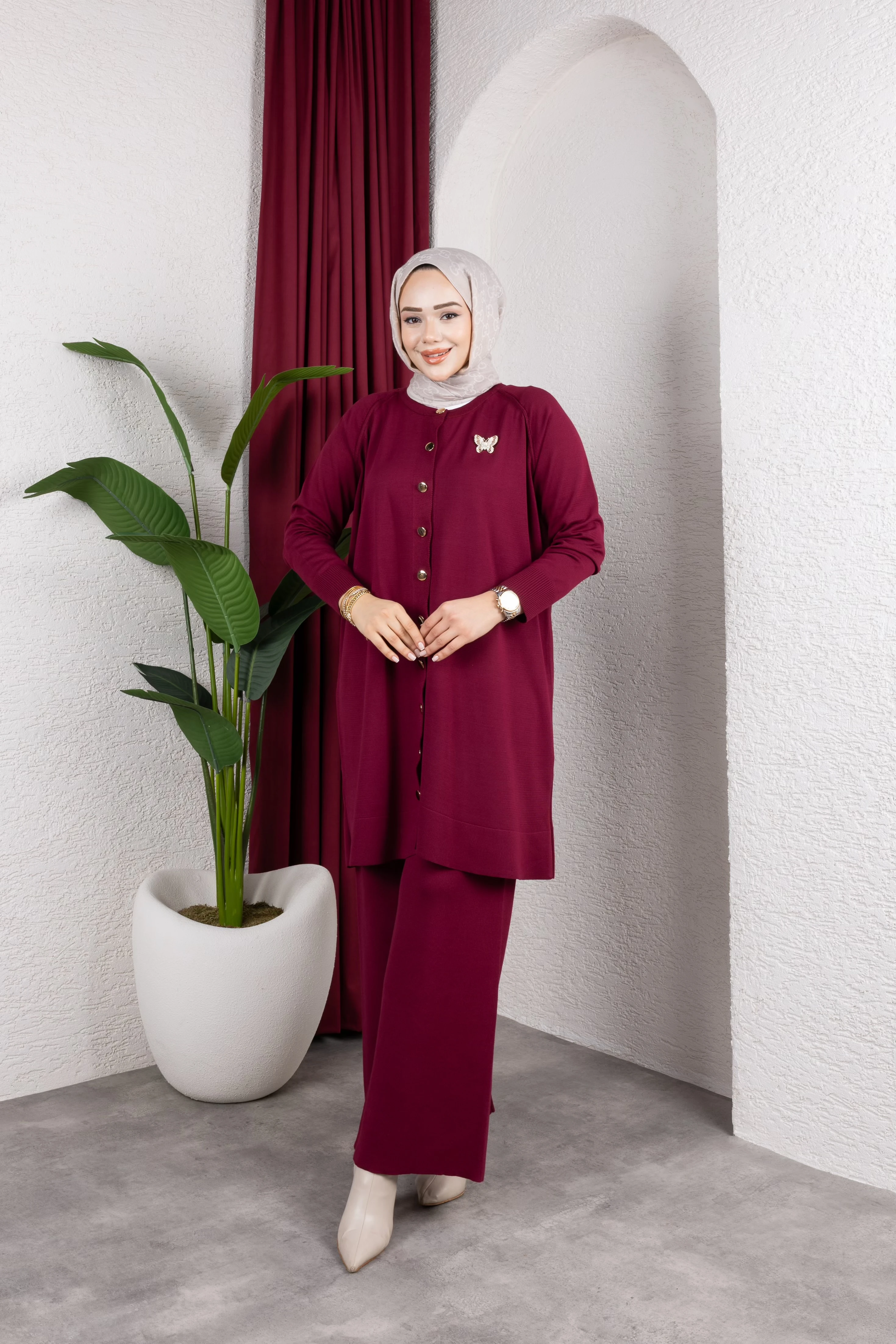 Meri Merserize Triko Takım