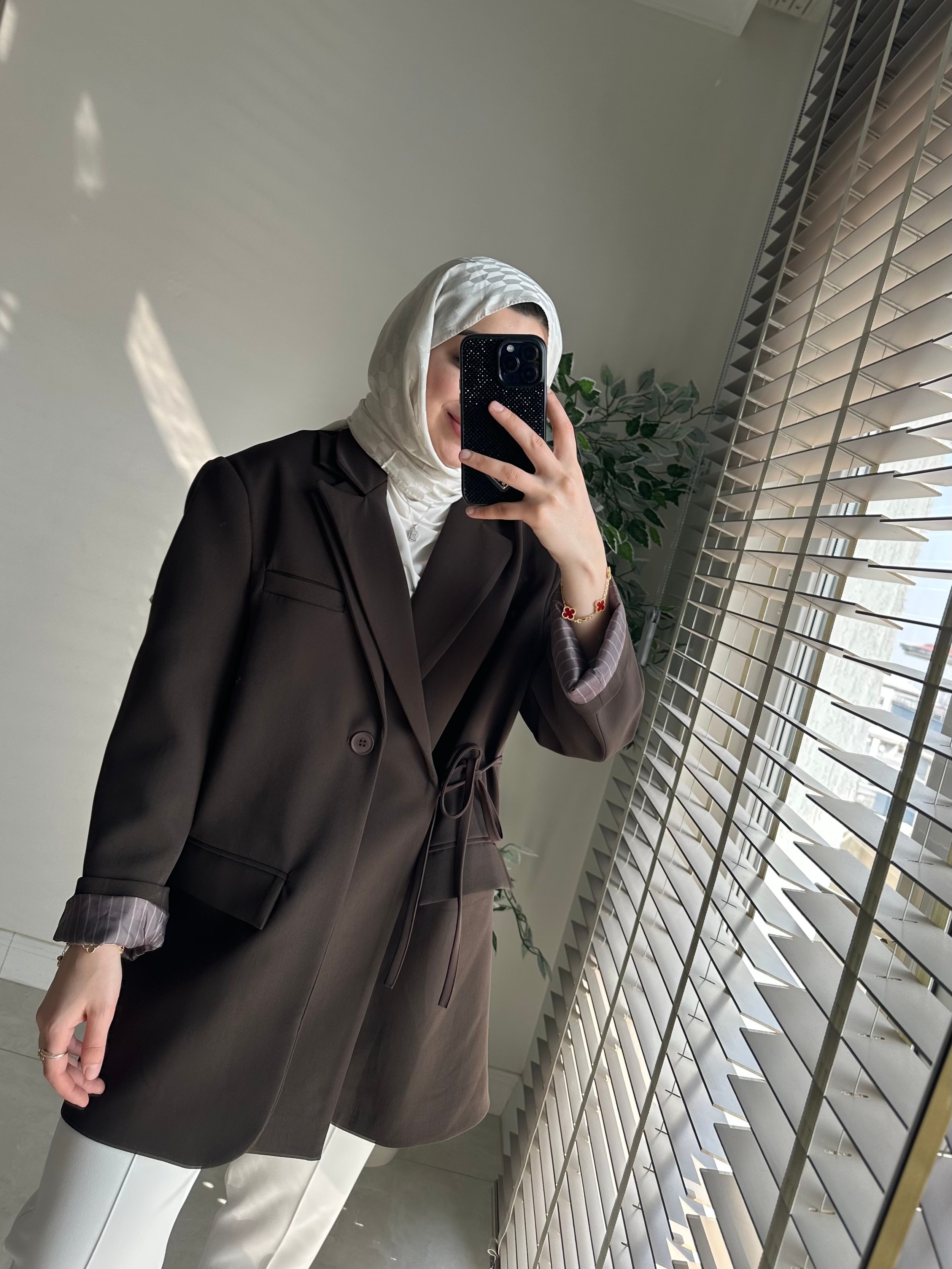 Yandan Bağlamalı Premium Ceket