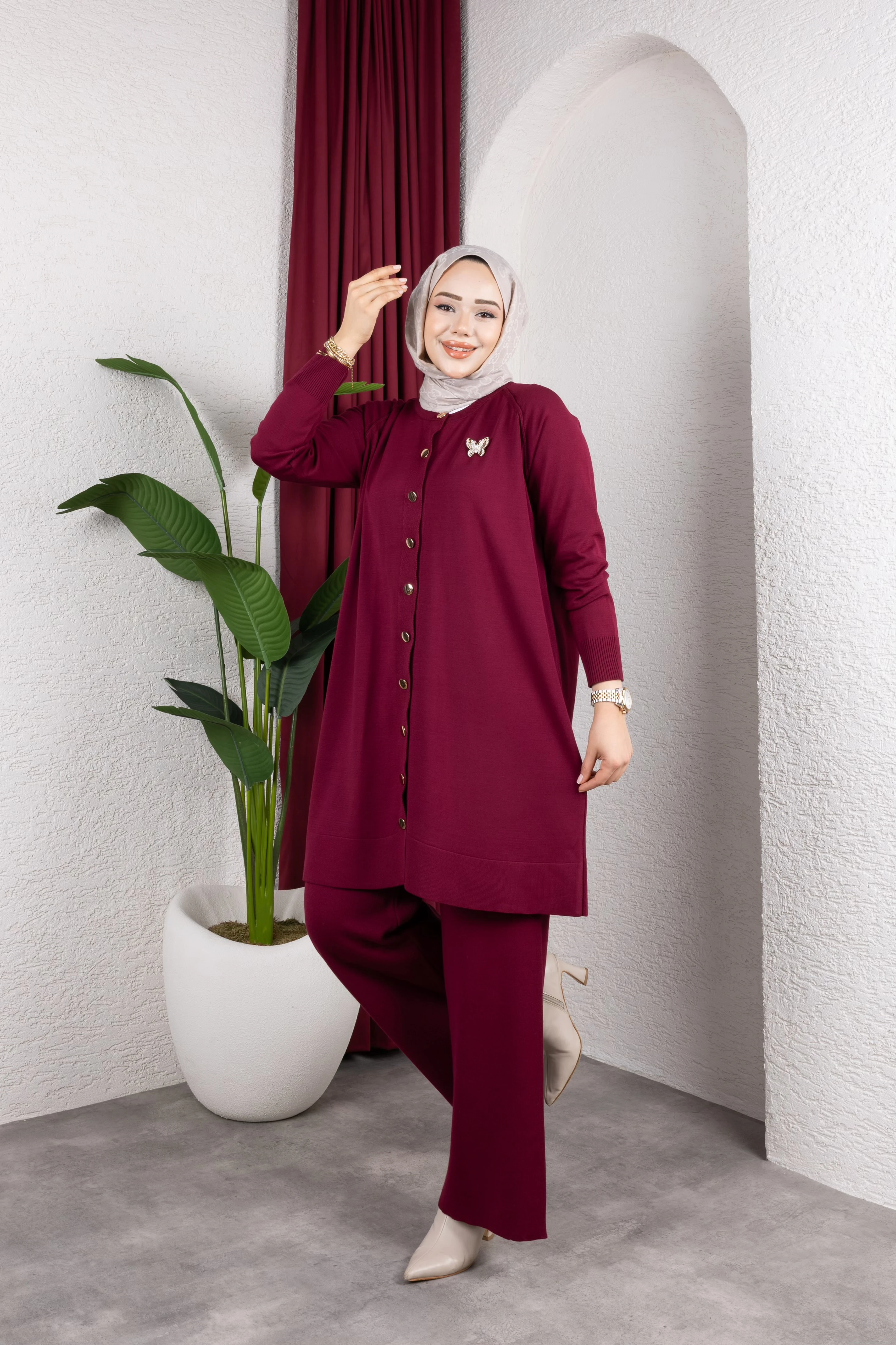 Meri Merserize Triko Takım