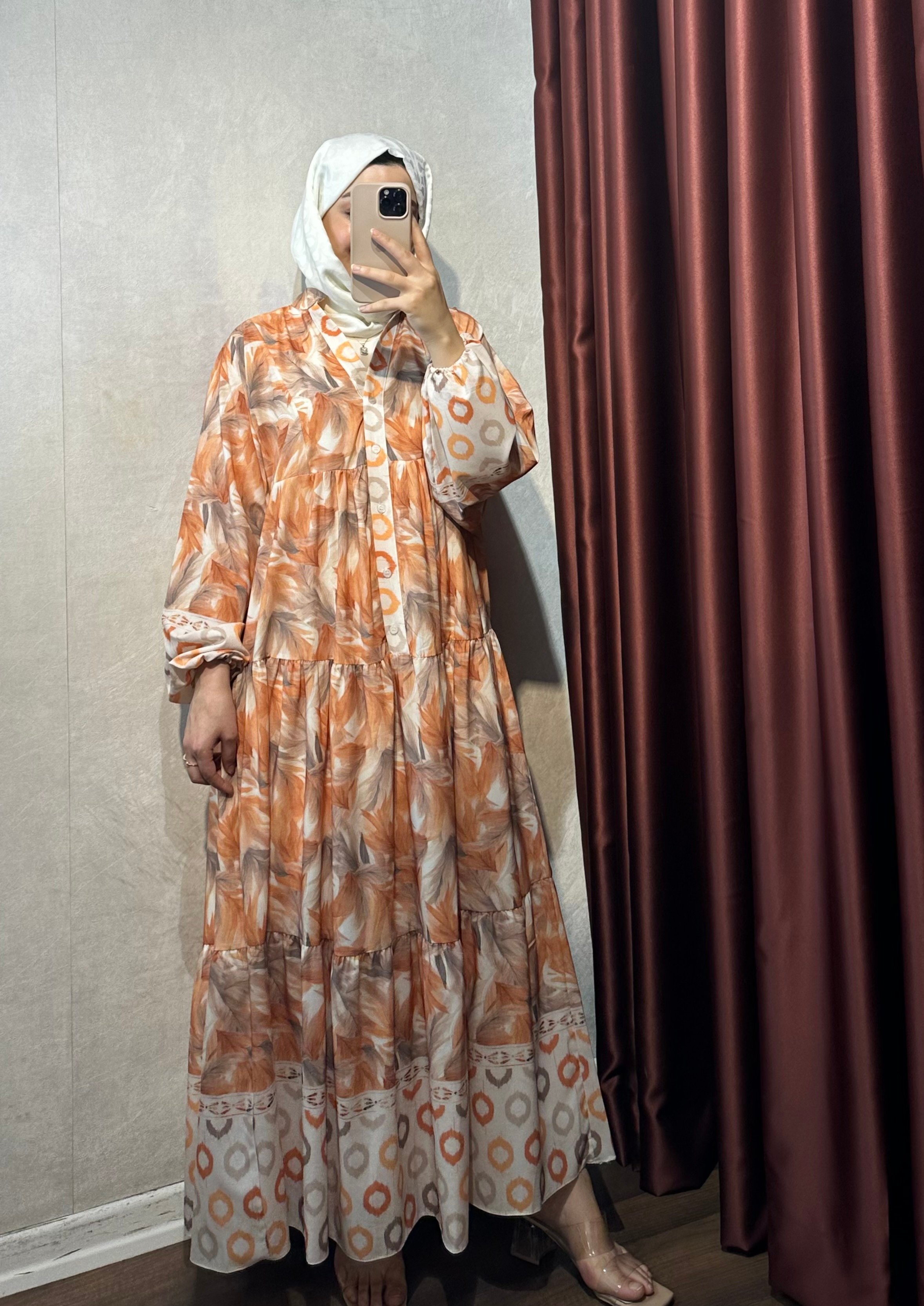 Sahra Elbise - Kiremit