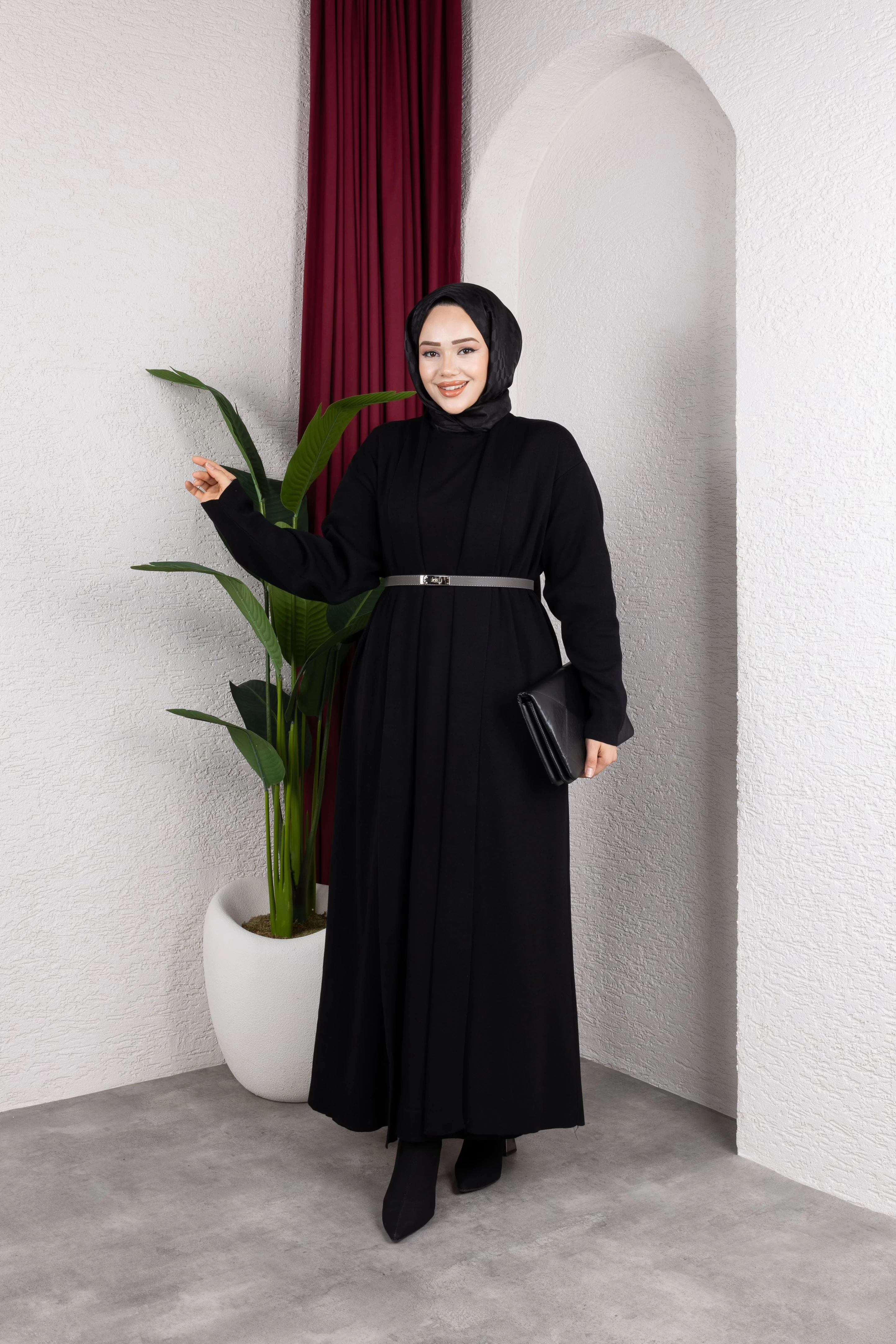 Sera İkili Çelik Örme Elbise