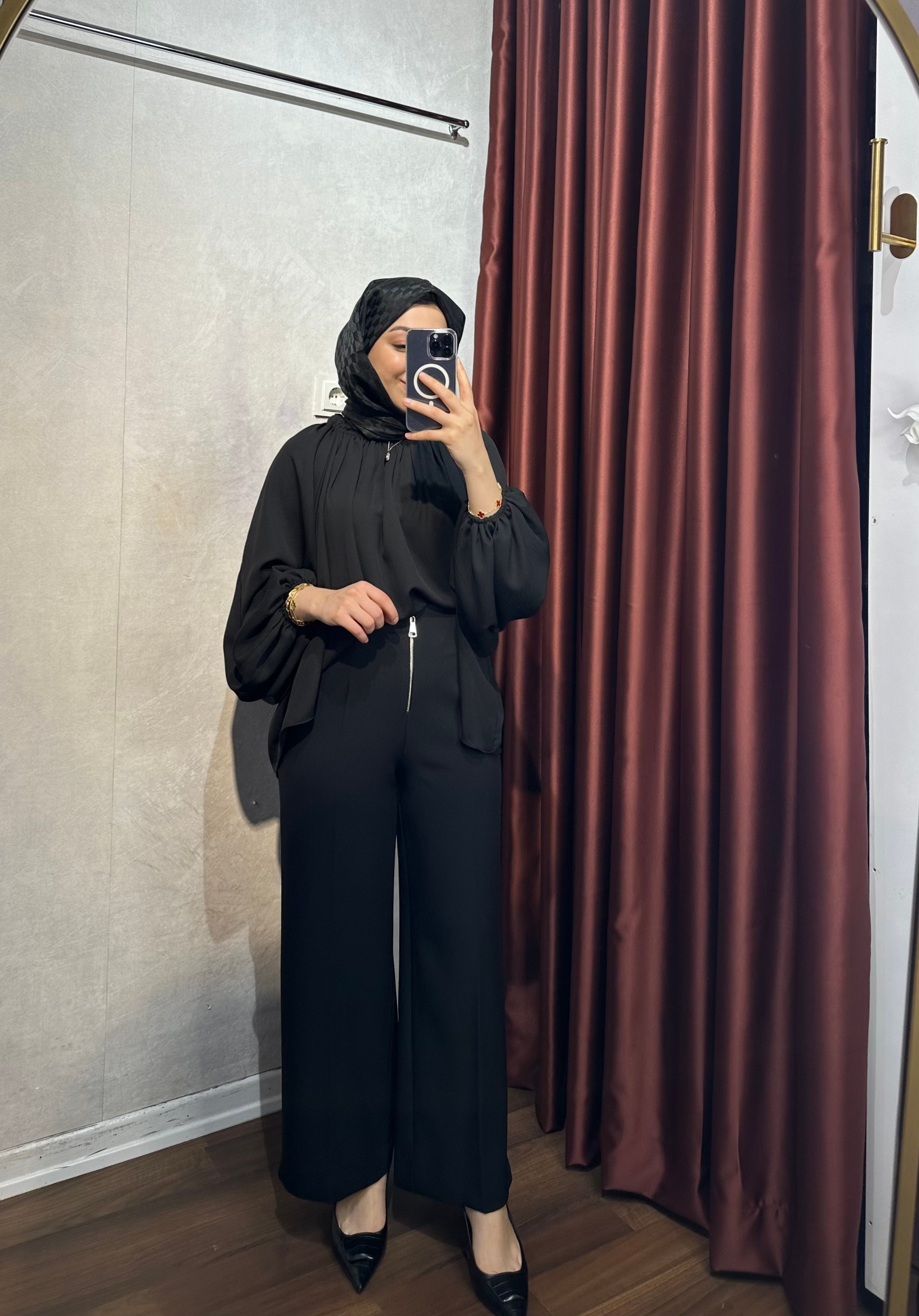 Fermuarlı Premium Pantolon