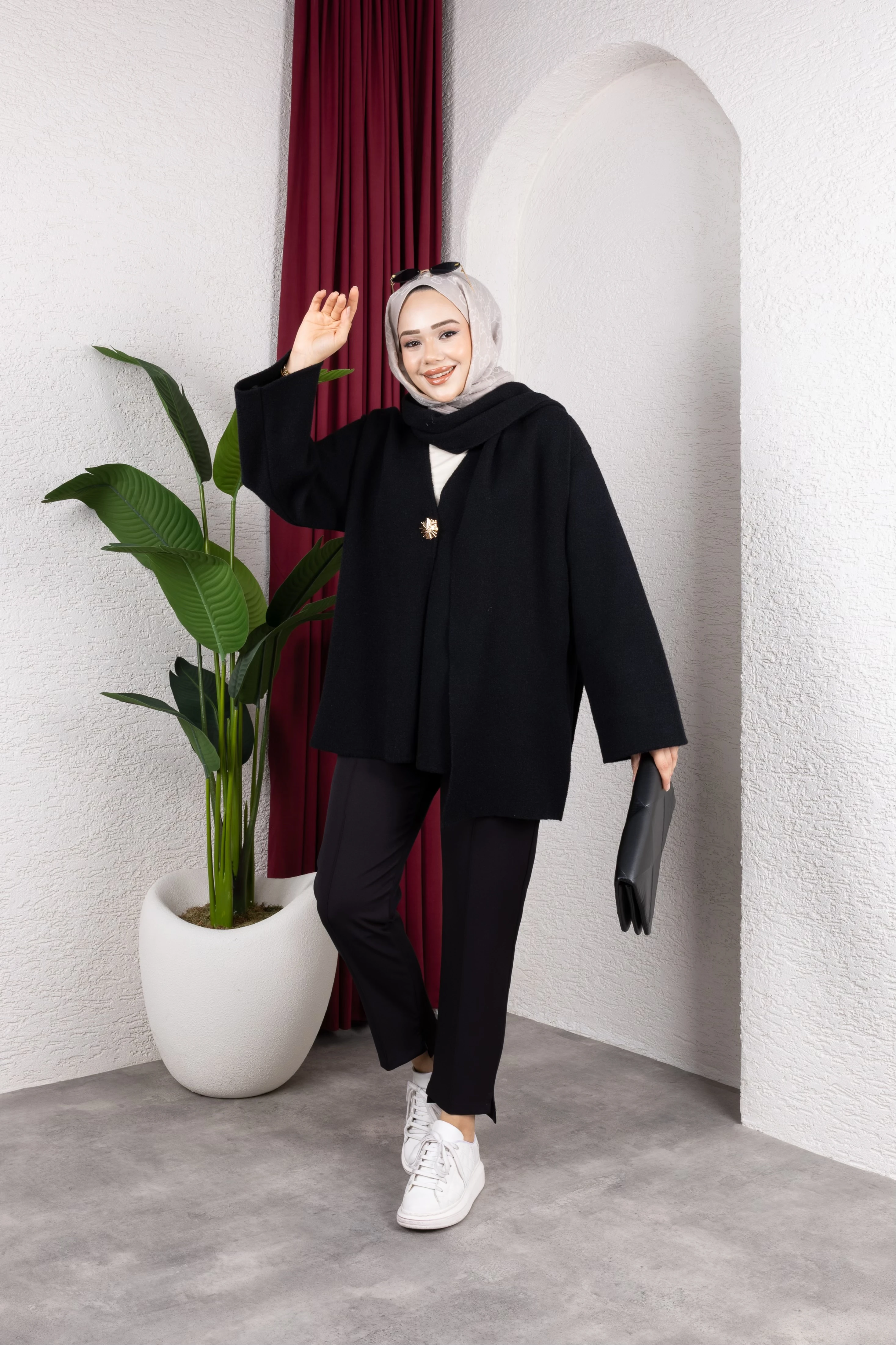 Atkılı Güneş Hırka