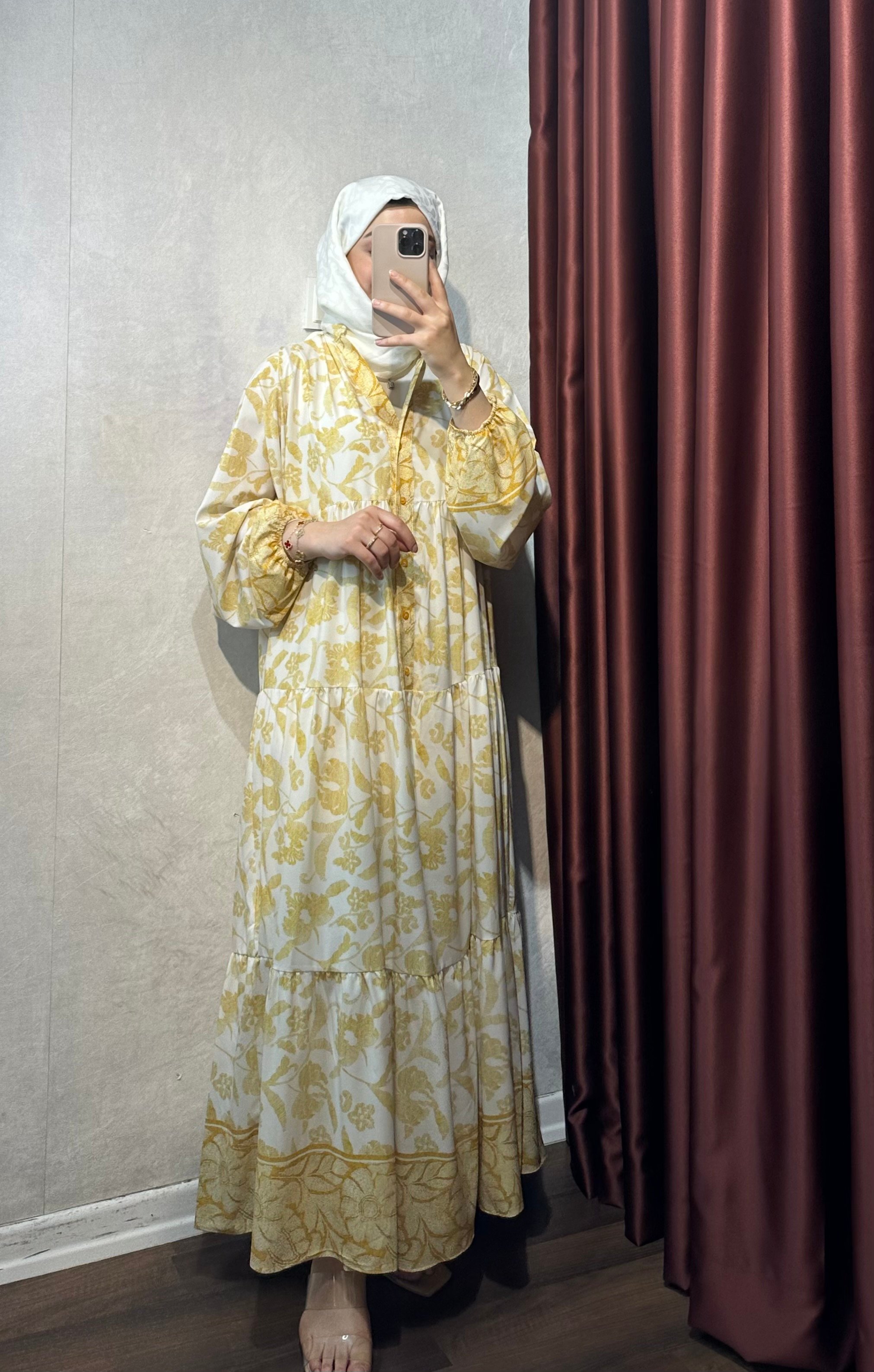Açelya Elbise - Sarı