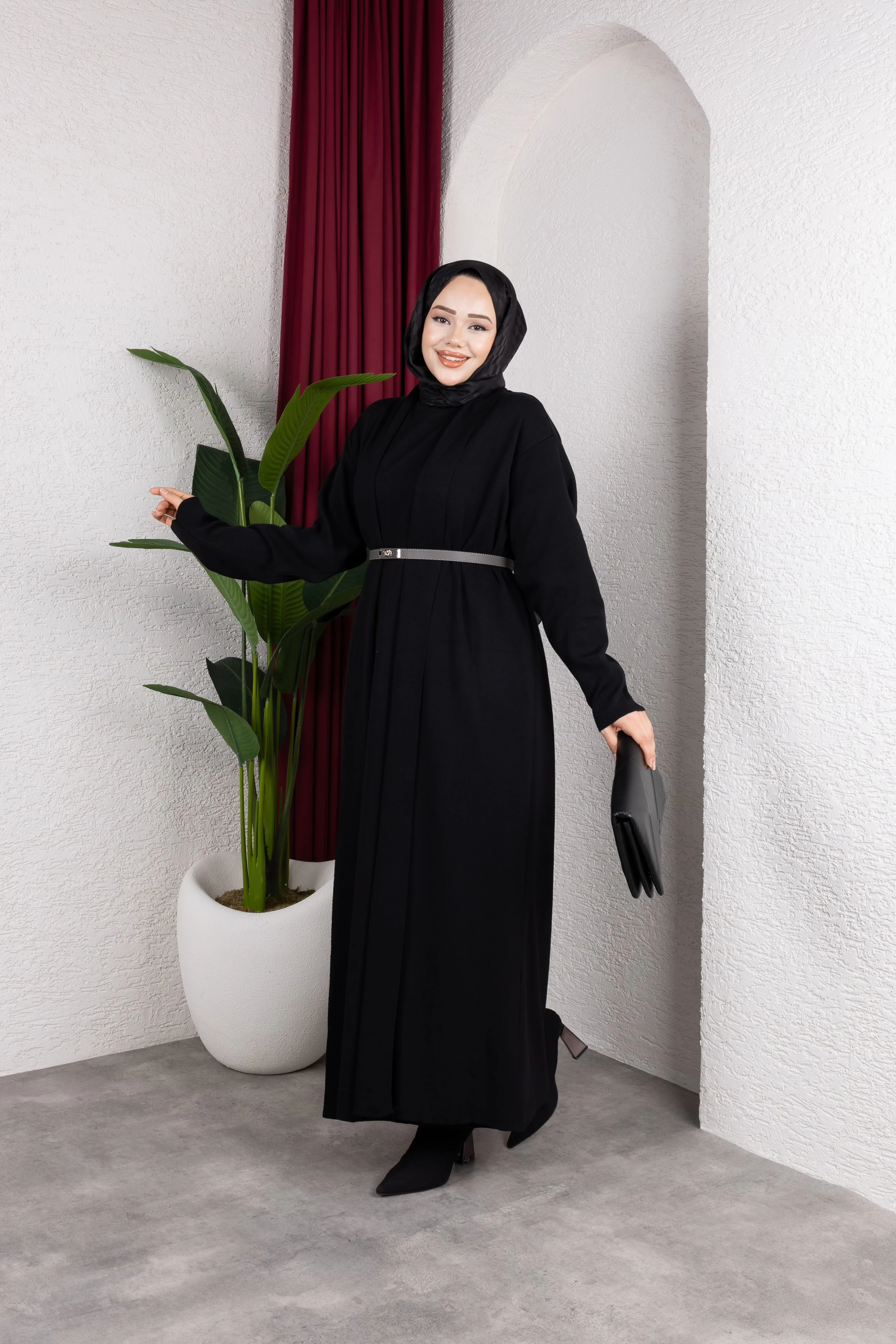 Sera İkili Çelik Örme Elbise