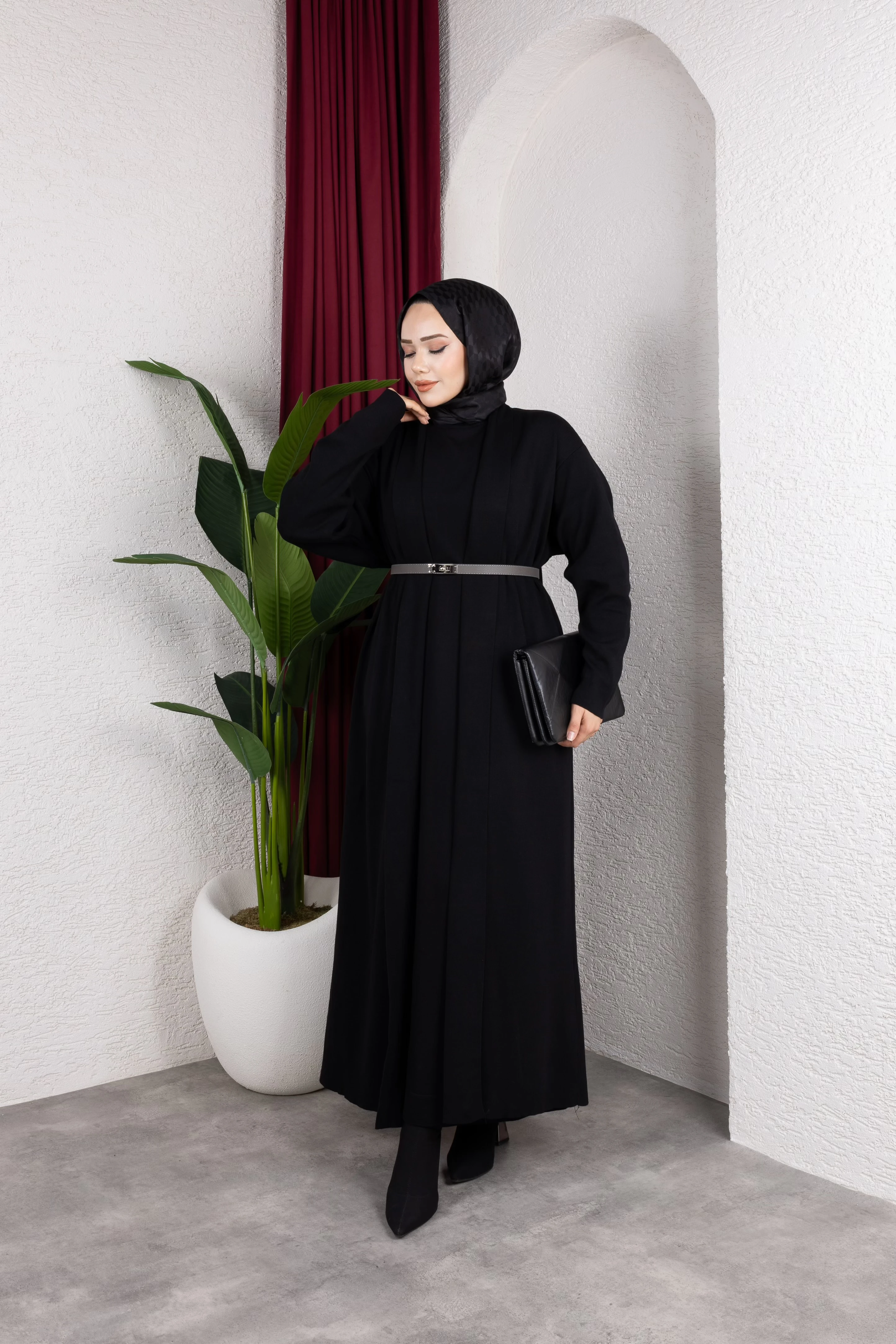 Sera İkili Çelik Örme Elbise