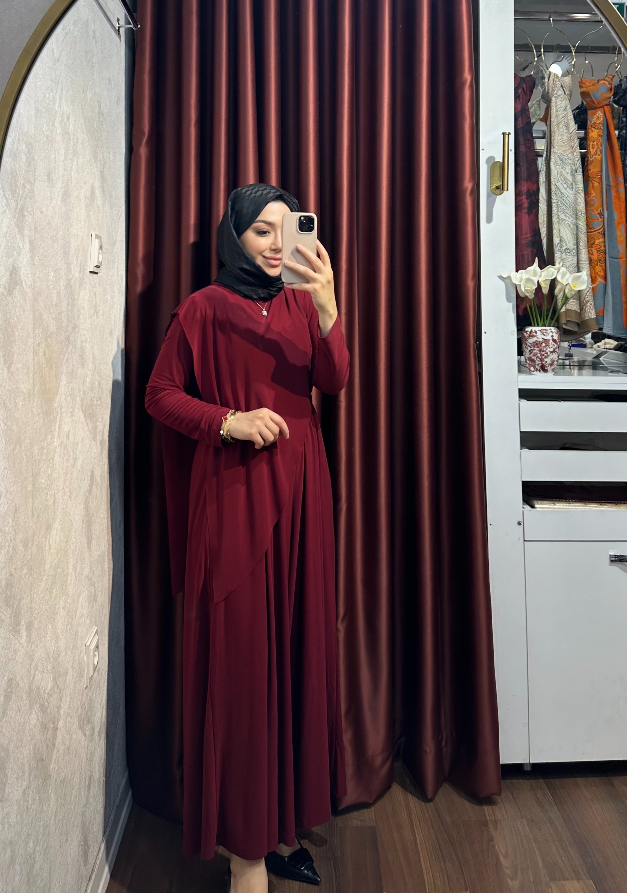 Asimetrik Sandy Takım - Bordo