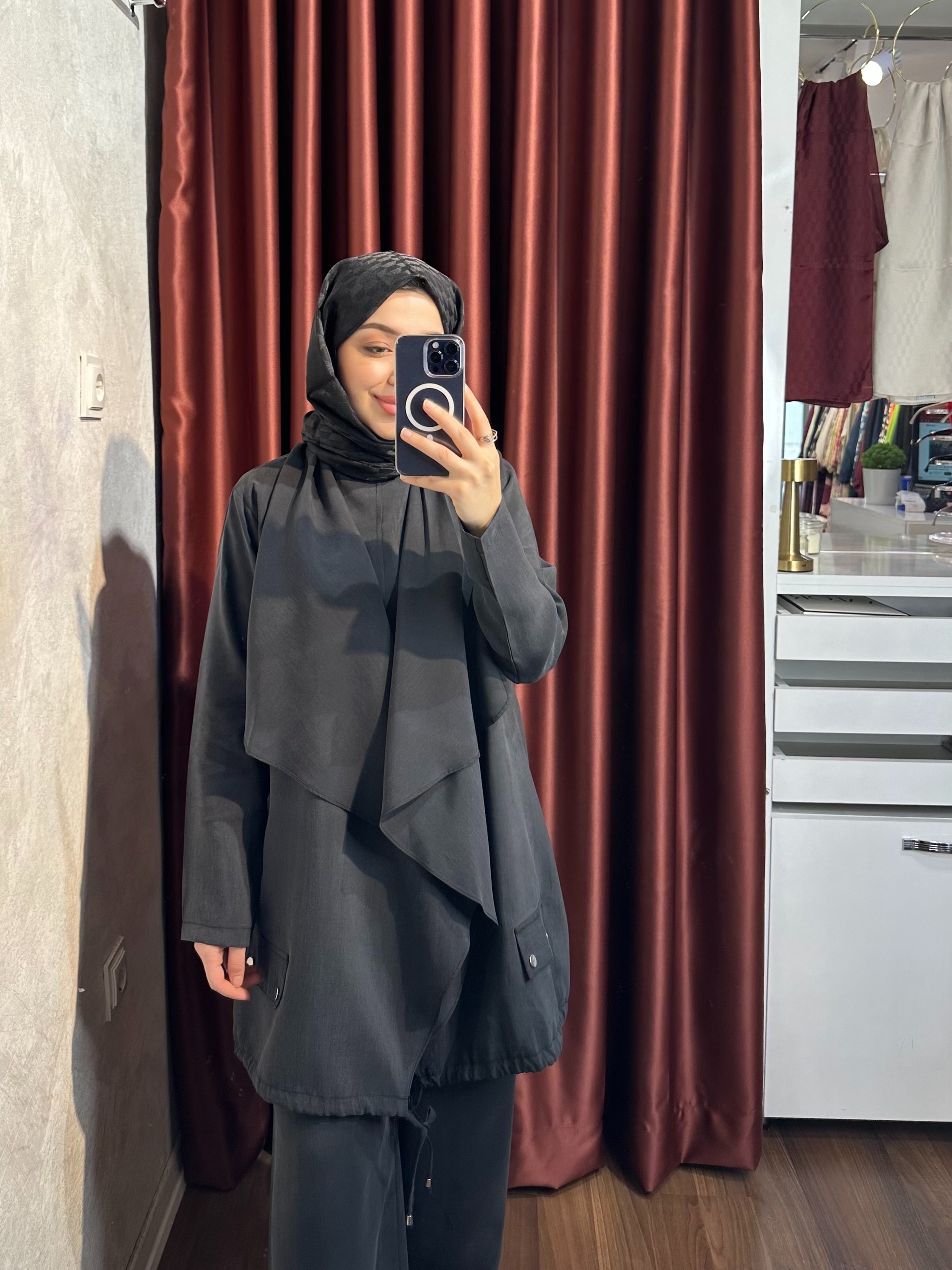 3'lü Tensel Tasarım Takım - Siyah