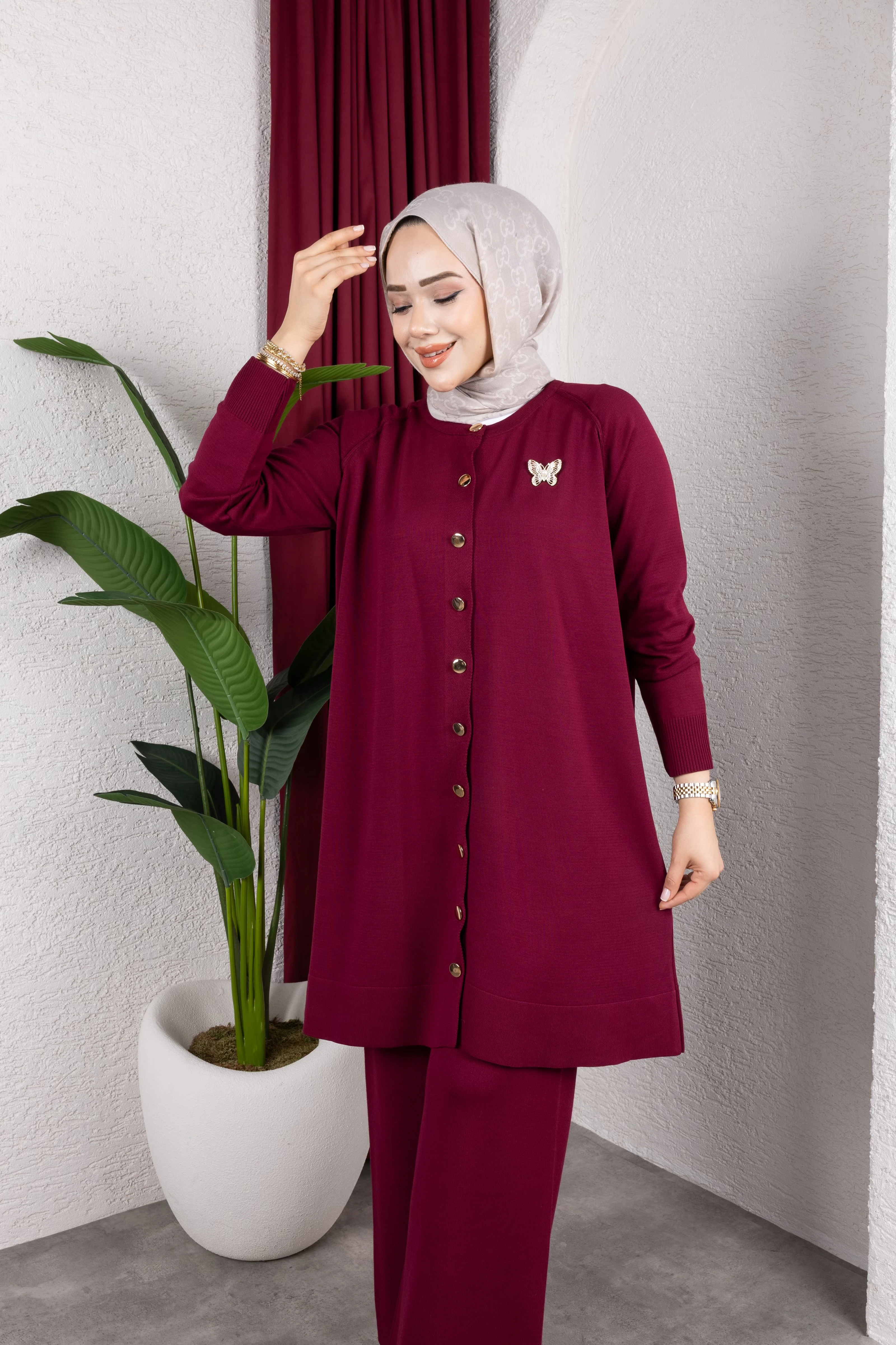 Meri Merserize Triko Takım