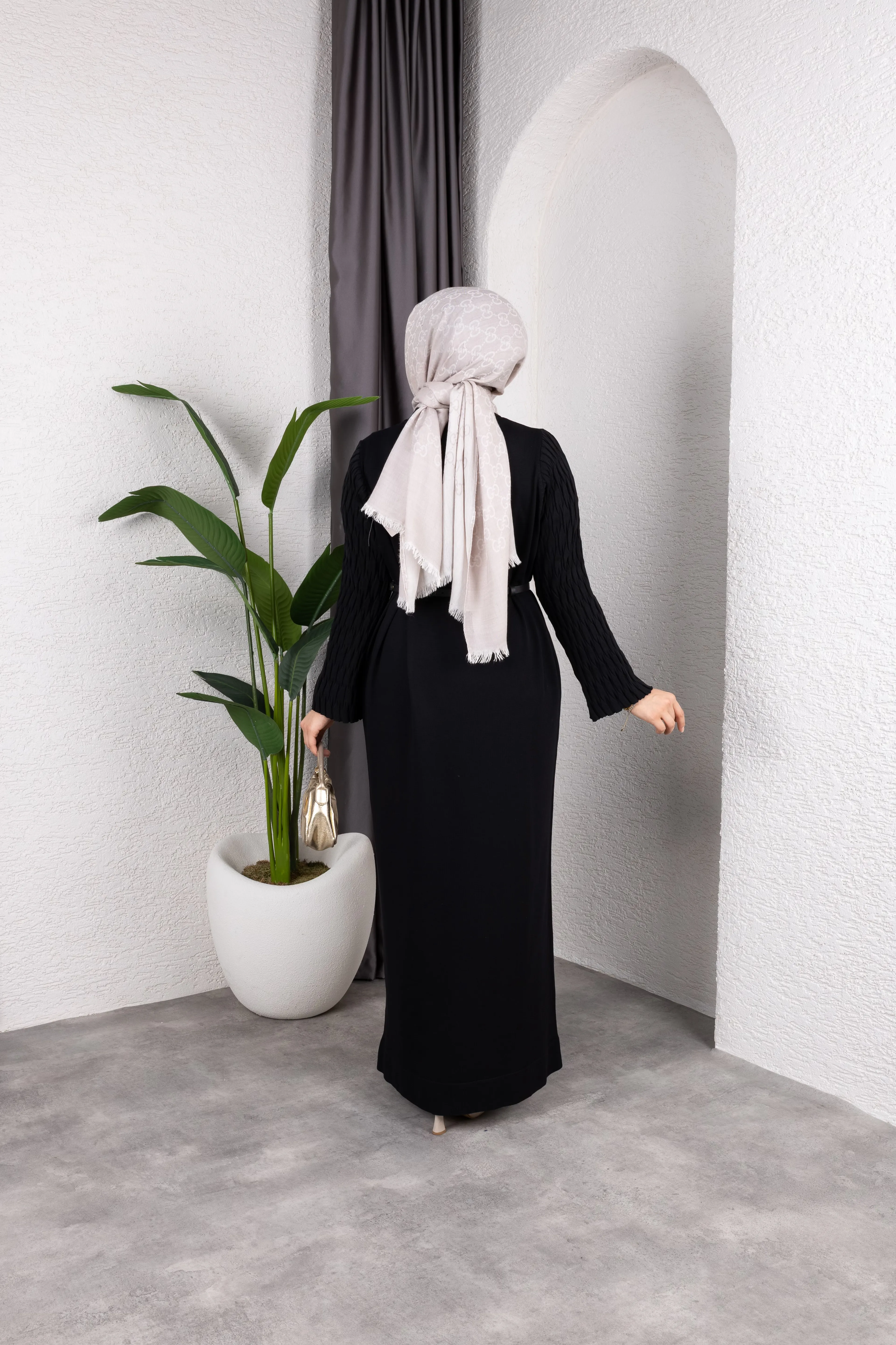 Triko Kol Merserize Elbise