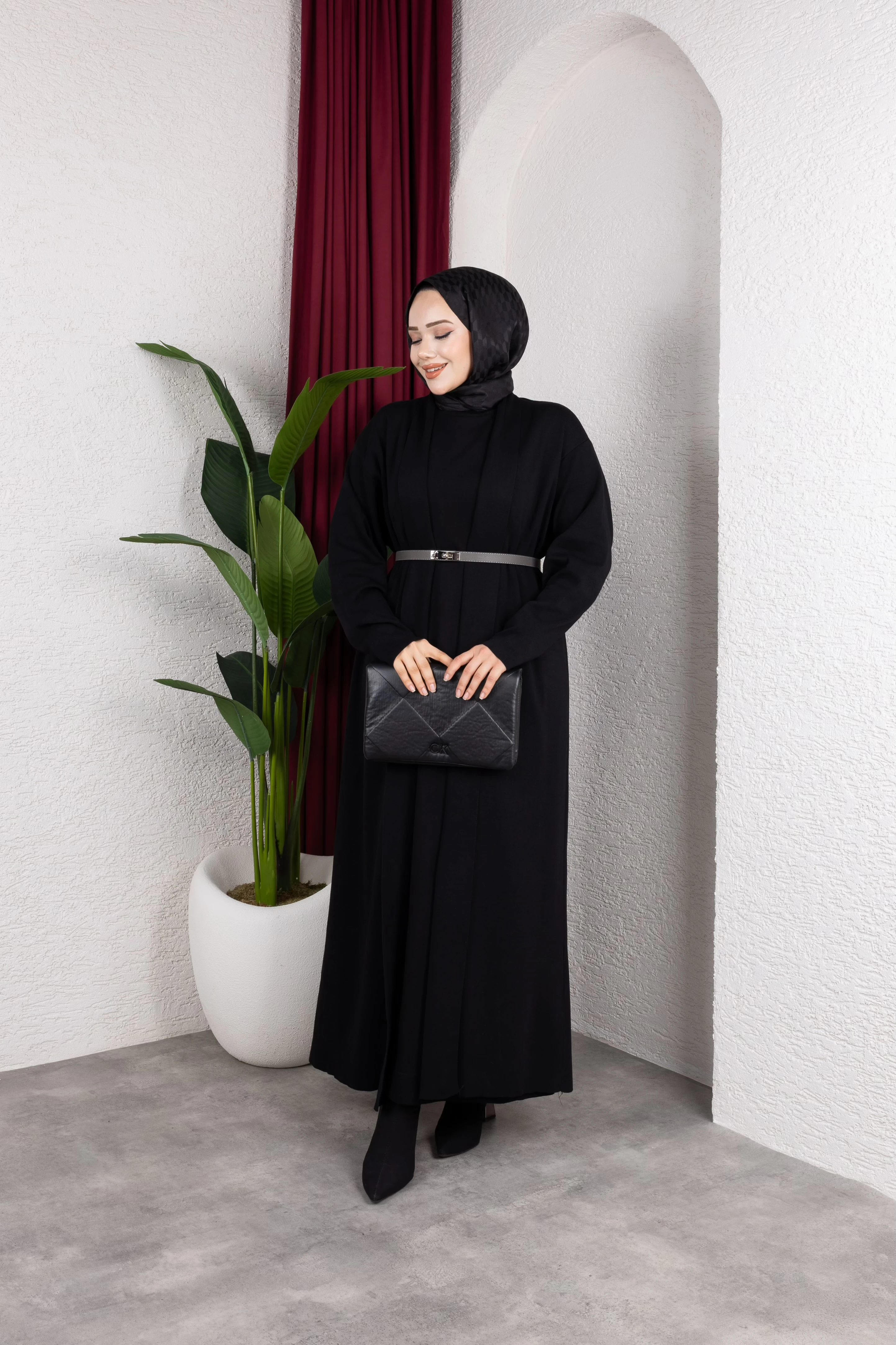 Sera İkili Çelik Örme Elbise