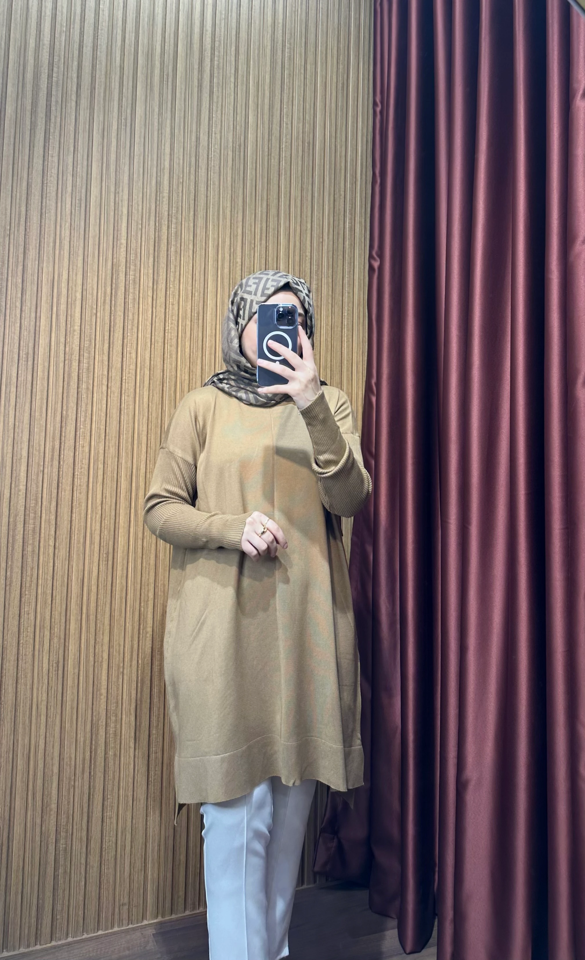 Merserize Tunik - Camel