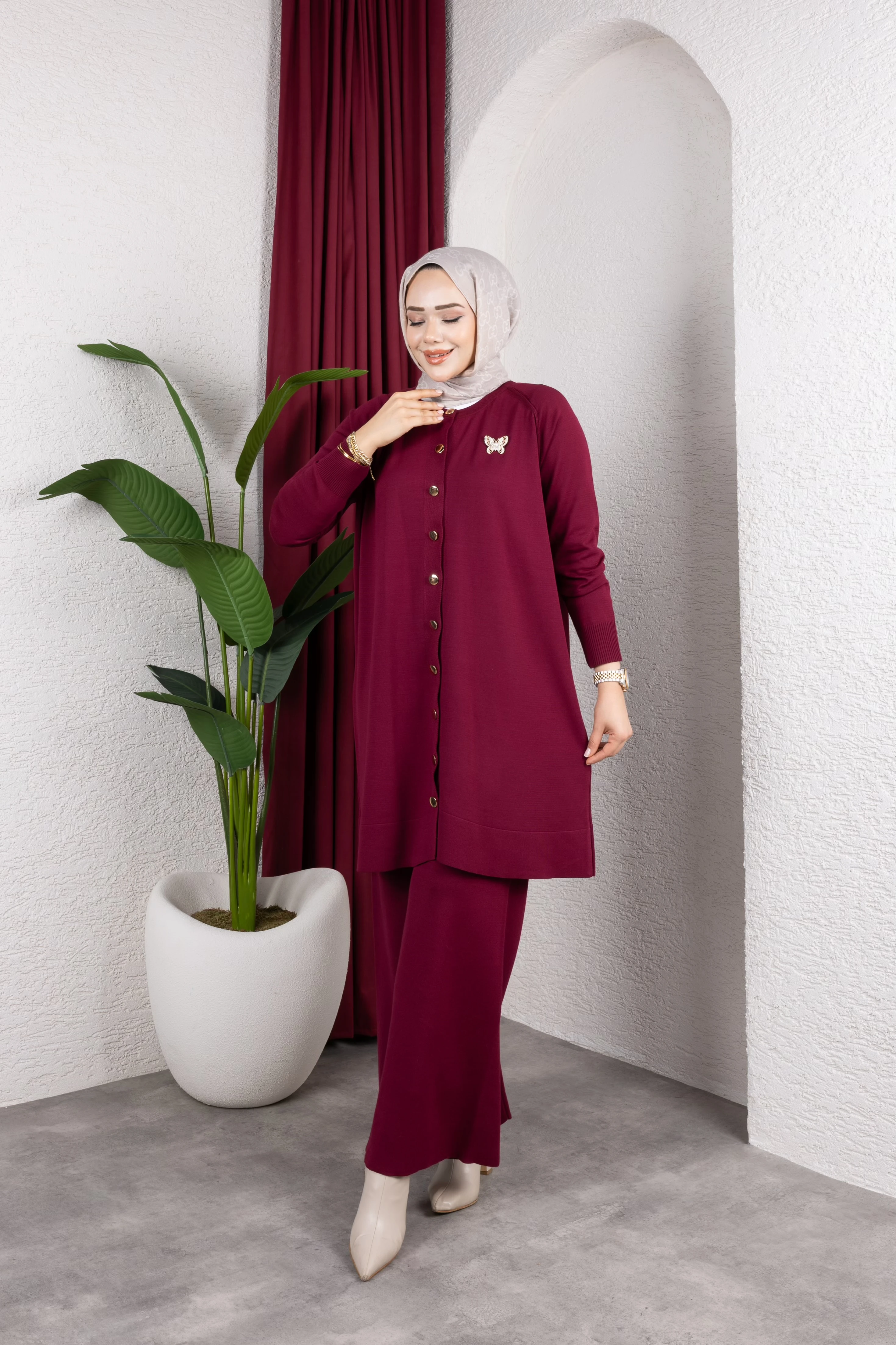 Meri Merserize Triko Takım