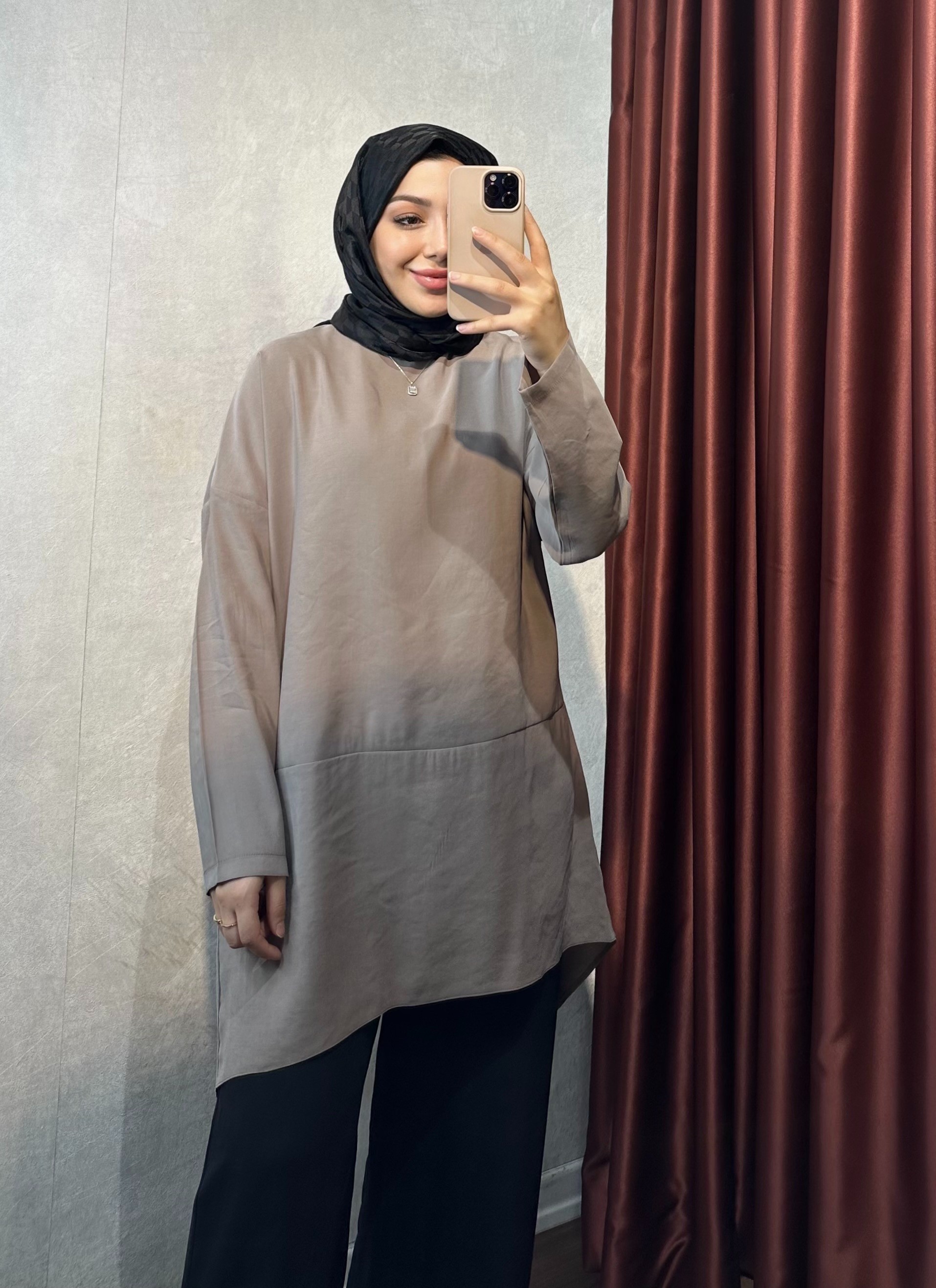 Asimetrik Tunik - Vizon
