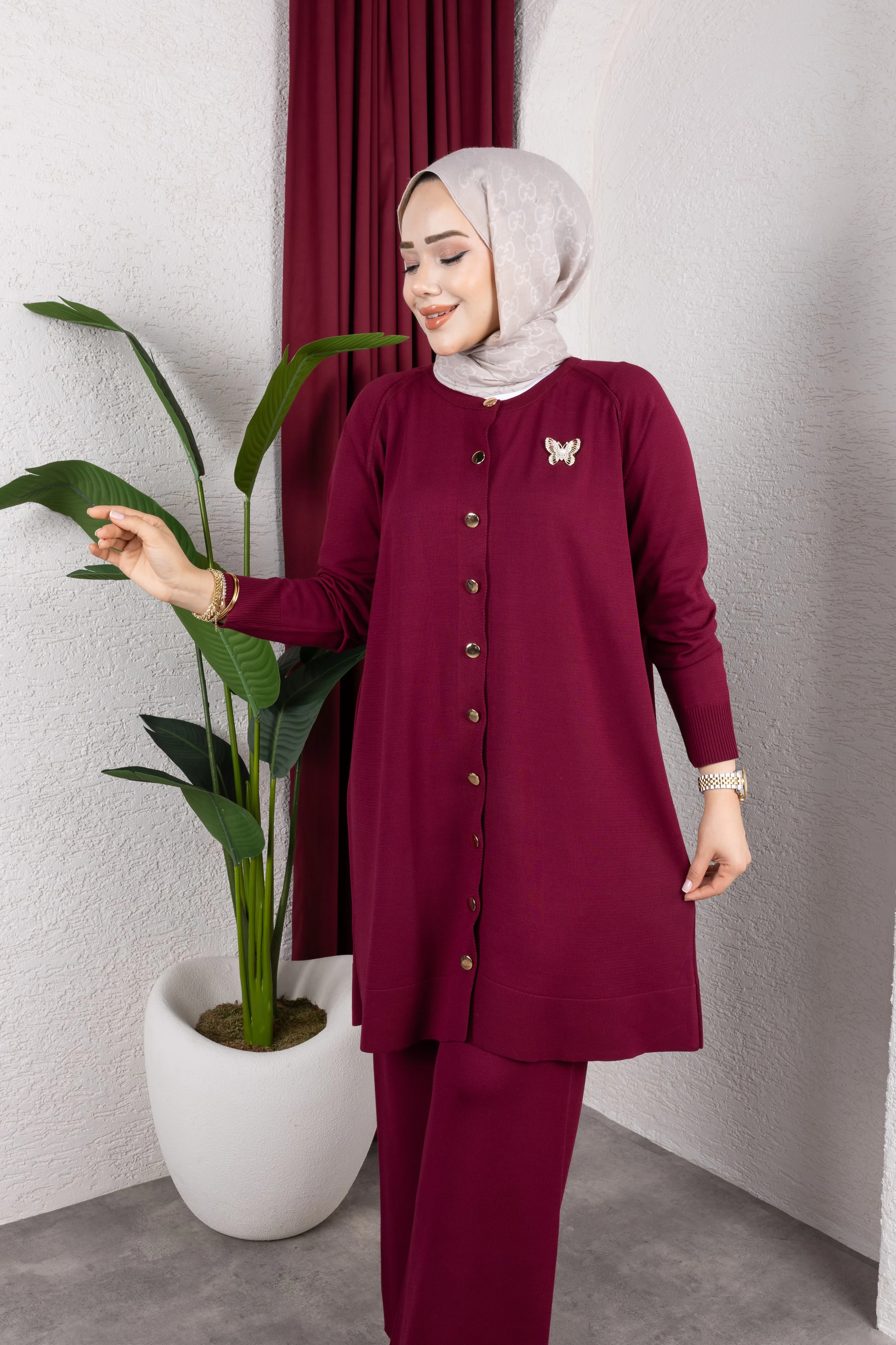 Meri Merserize Triko Takım