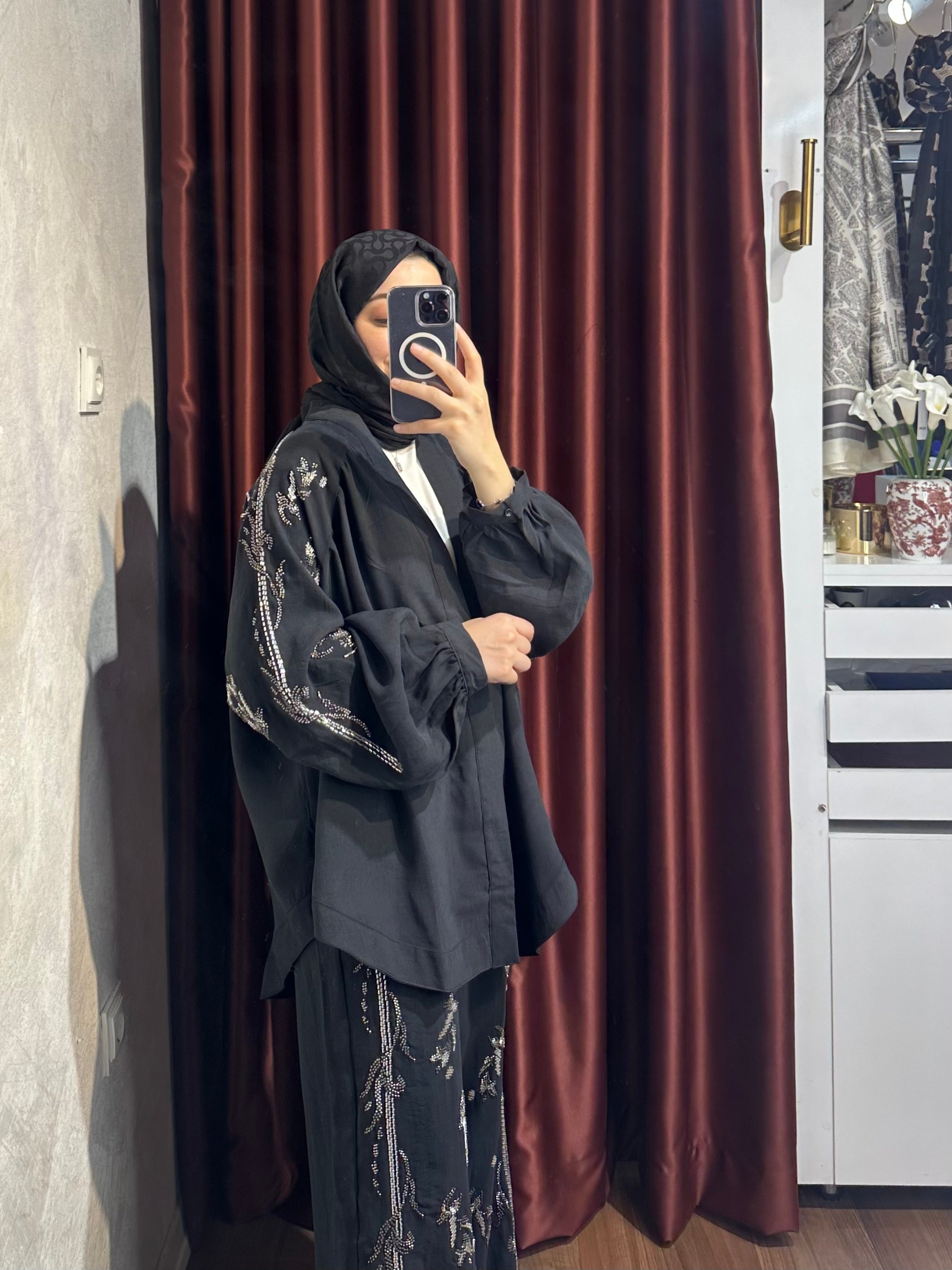 Vellora Taşlı Kimono 