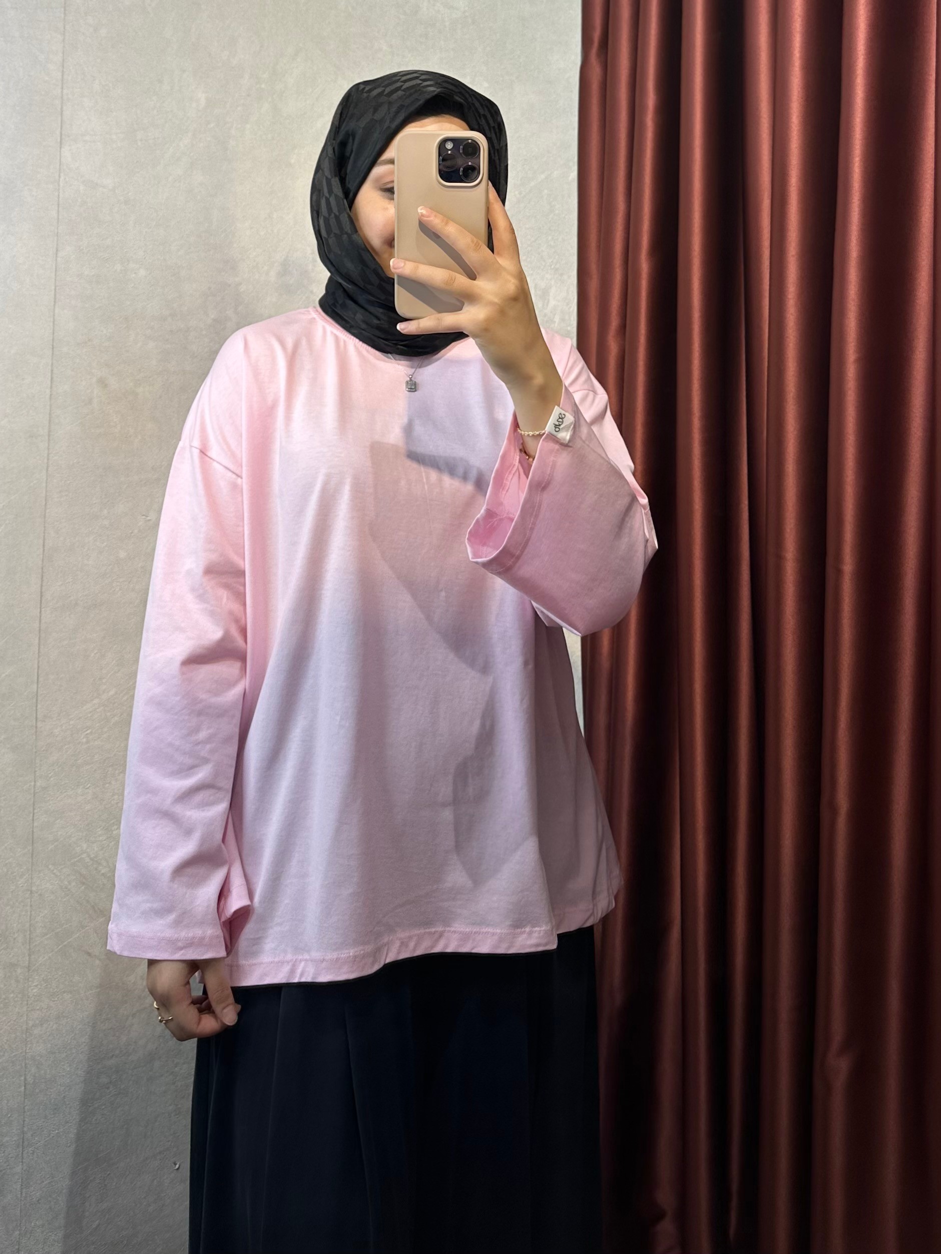 Basıc Sweat - Pembe