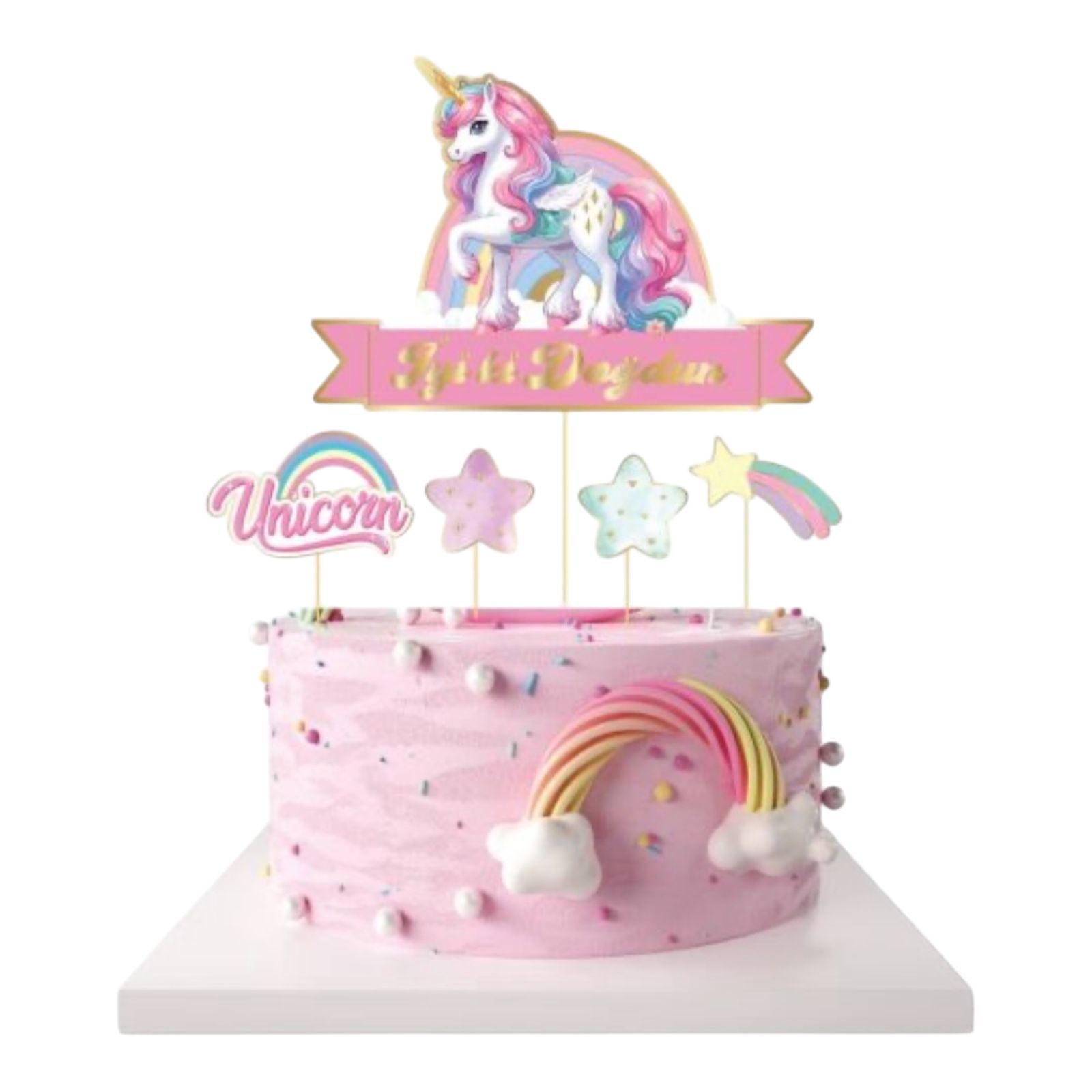 Unicorn Temalı Kürdan 5 Adet 