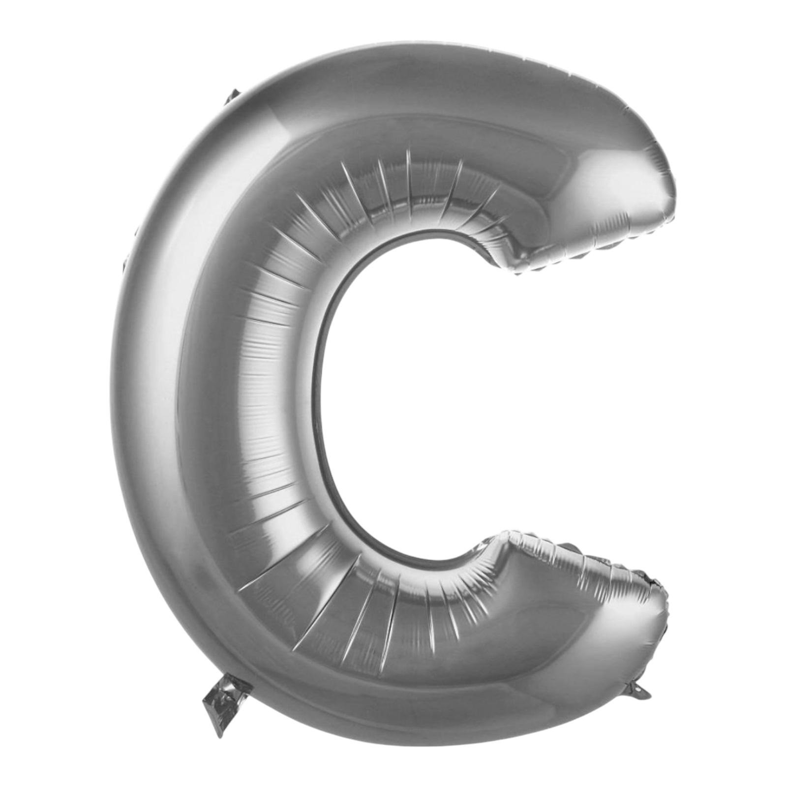 Gümüş Harf Balon 34 inç 76 cm 