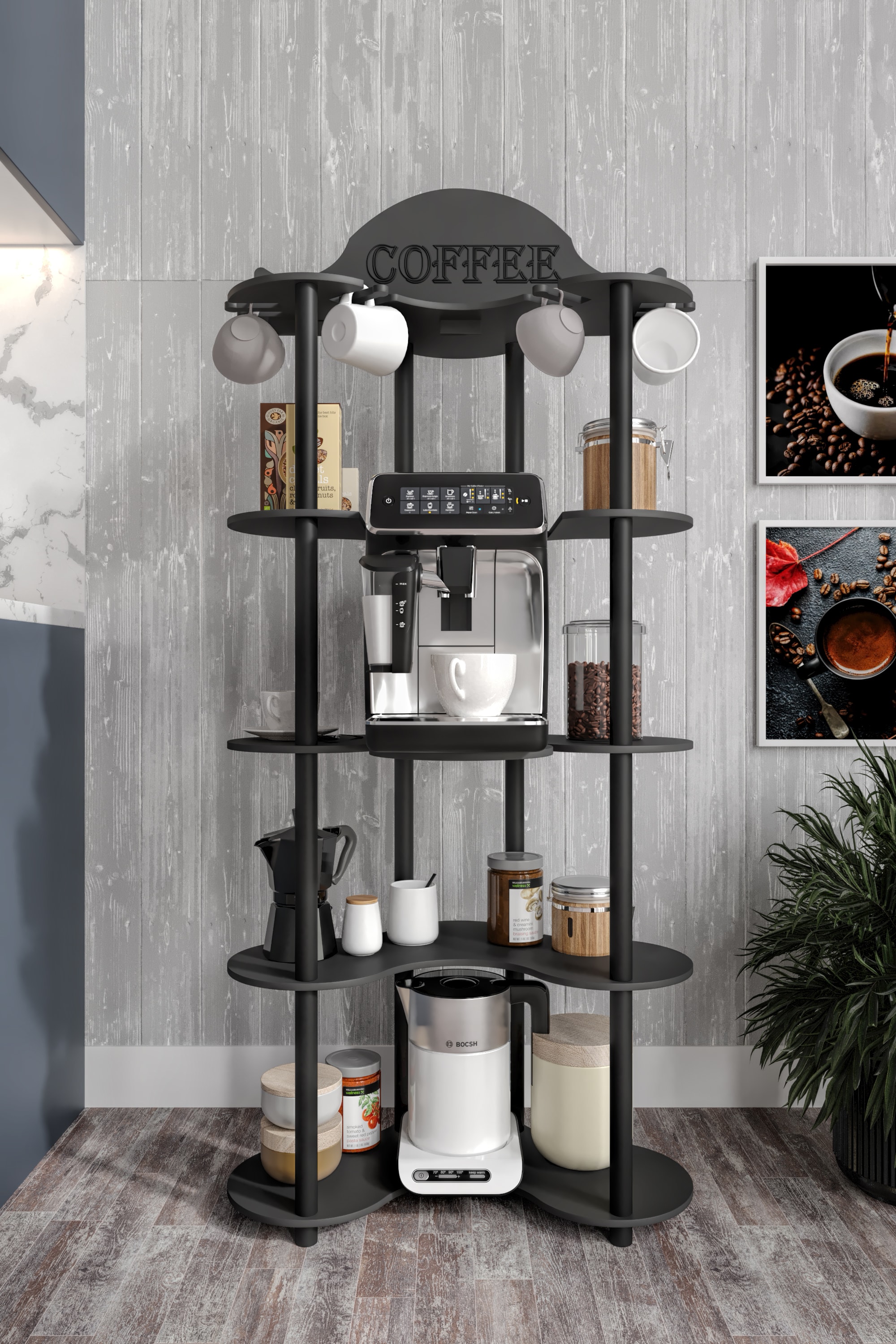 CORTADO KAHVE KÖŞESİ SİYAH