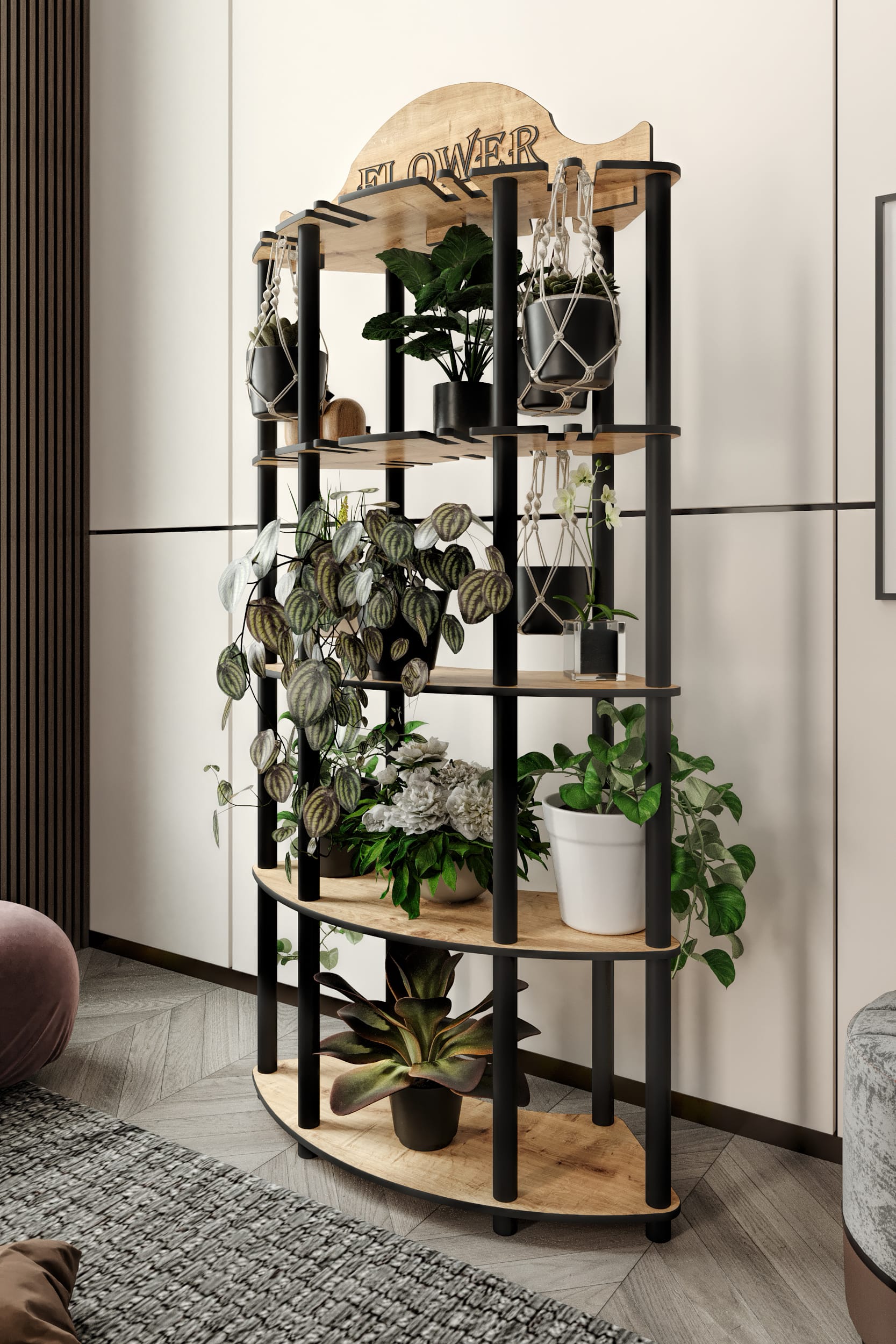 ALLAMANDA ÇİÇEKLİK SAKSILIK MEŞE