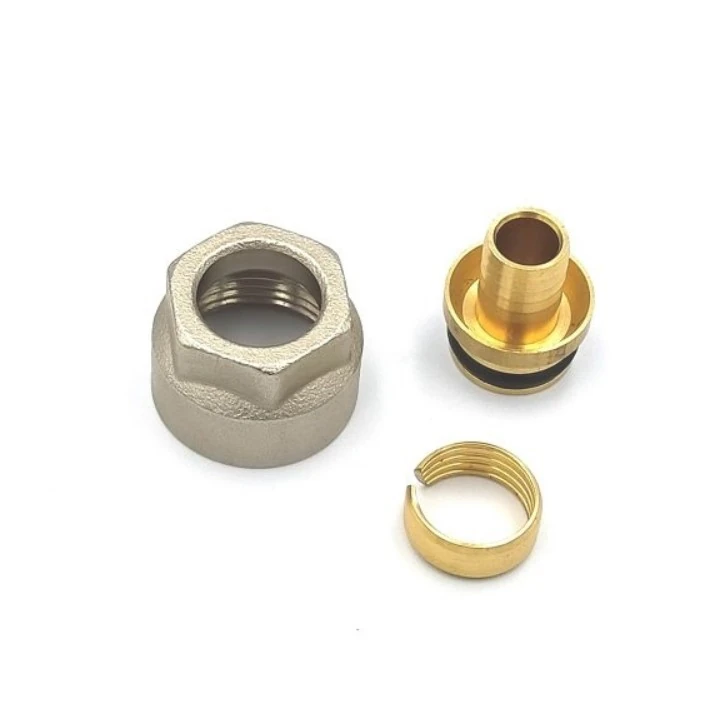 FRAENKISCHE ff-therm Boru Bağlantı Rakoru 16x2,0 - 3/4" İD, nikelaj kaplama, 10 ad image