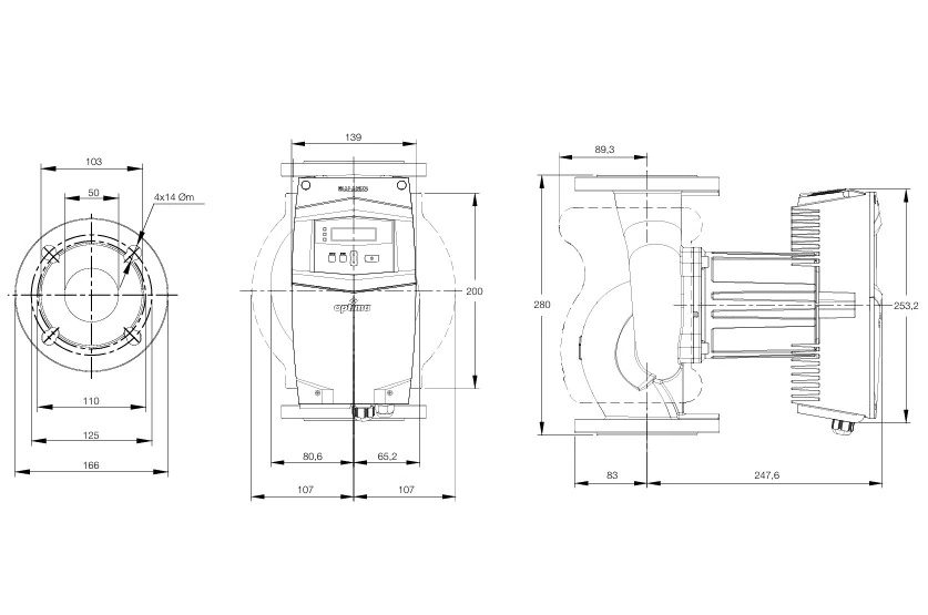 Alarko Optima 5/9 DN50 Flanşlı Sirkülasyon Pompası