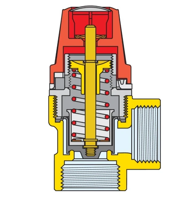Emniyet Ventili 1/2" DİŞİ Caleffi 311460 - 6 bar