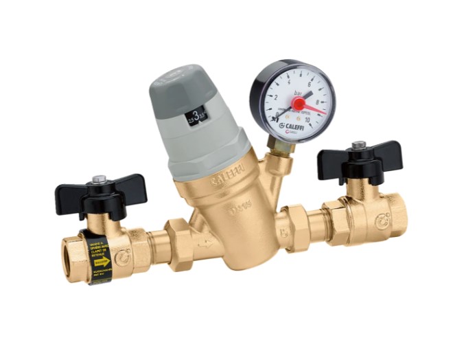 Kazan Dolum Vanası Manometreli  1/2" Caleffi 554140 main variant image