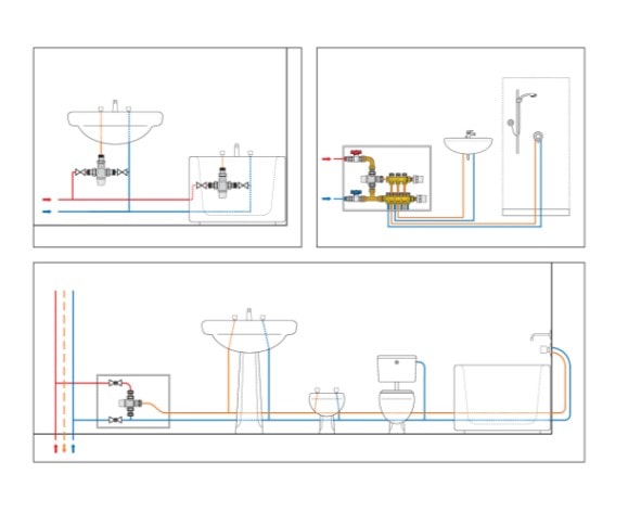 Karışım Vanası 1/2" 30-50 C Caleffi 521304
