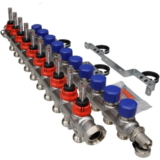 FRAENKISCHE profitherm Debi Göstergeli Çelik Kolektör 10 ağızlı image