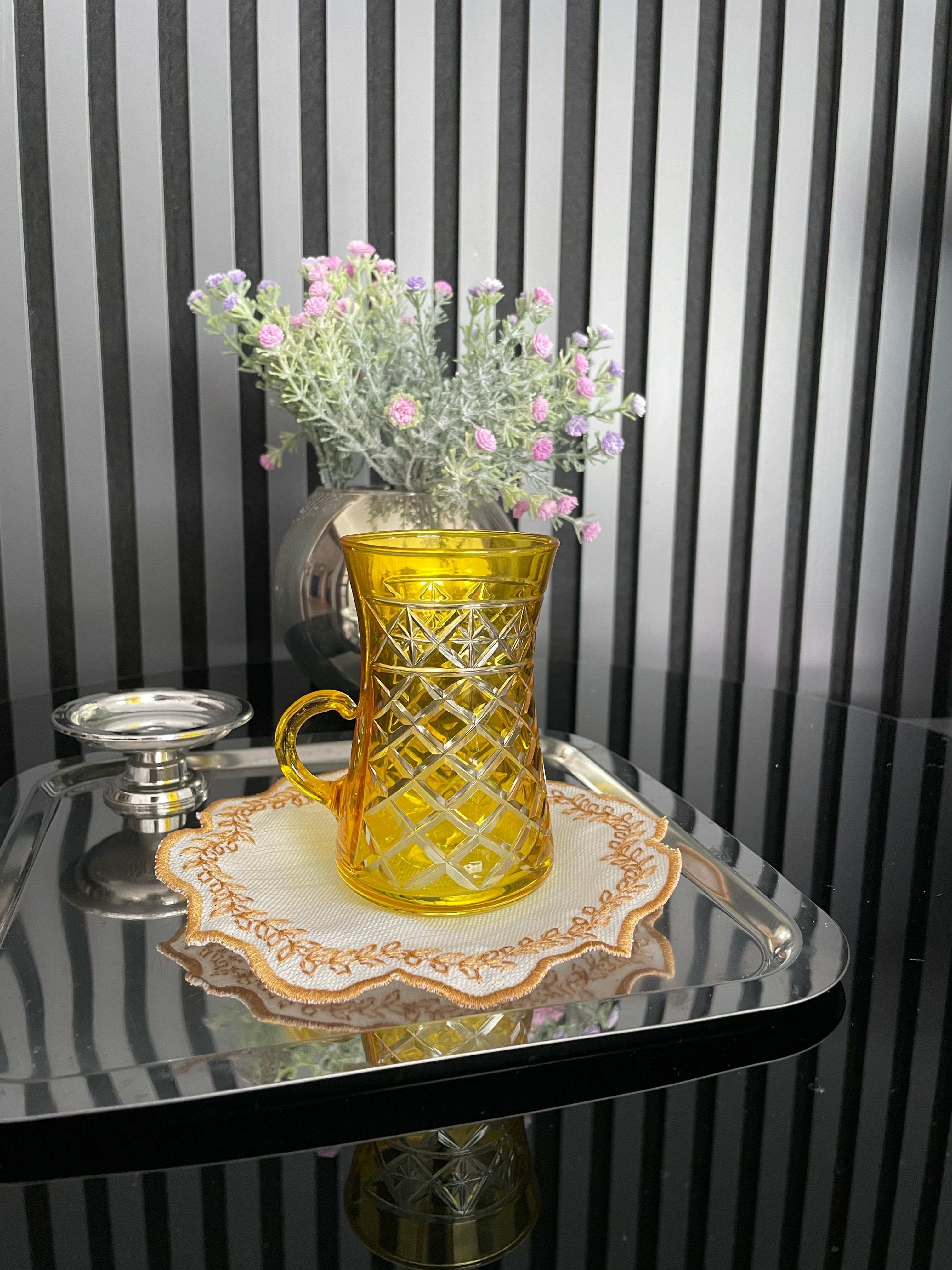 6’lı Diamora Çay Bardağı