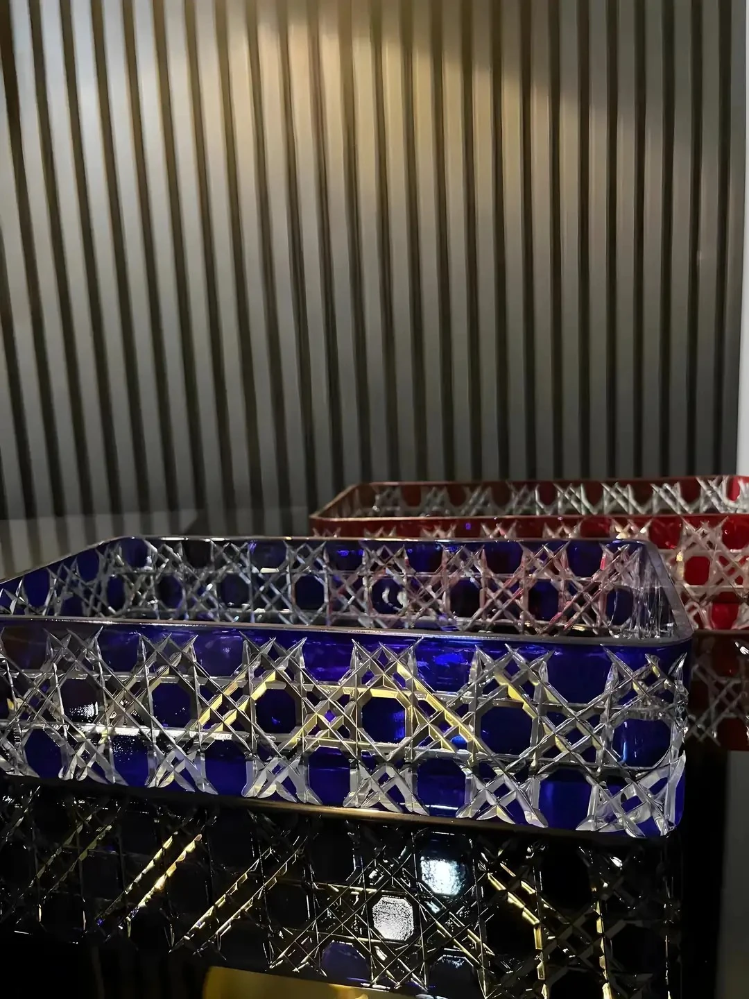 Wicker Zen Kesme Kase - Mavi