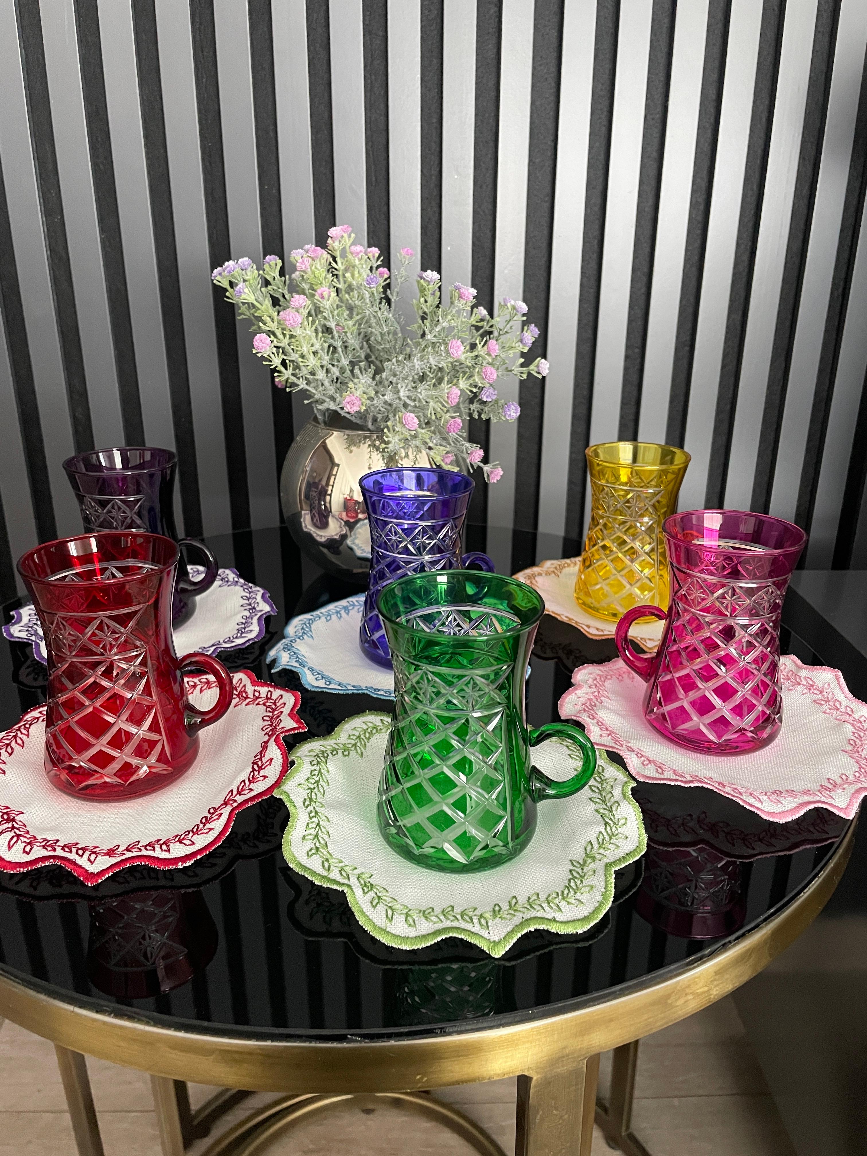 6’lı Diamora Çay Bardağı