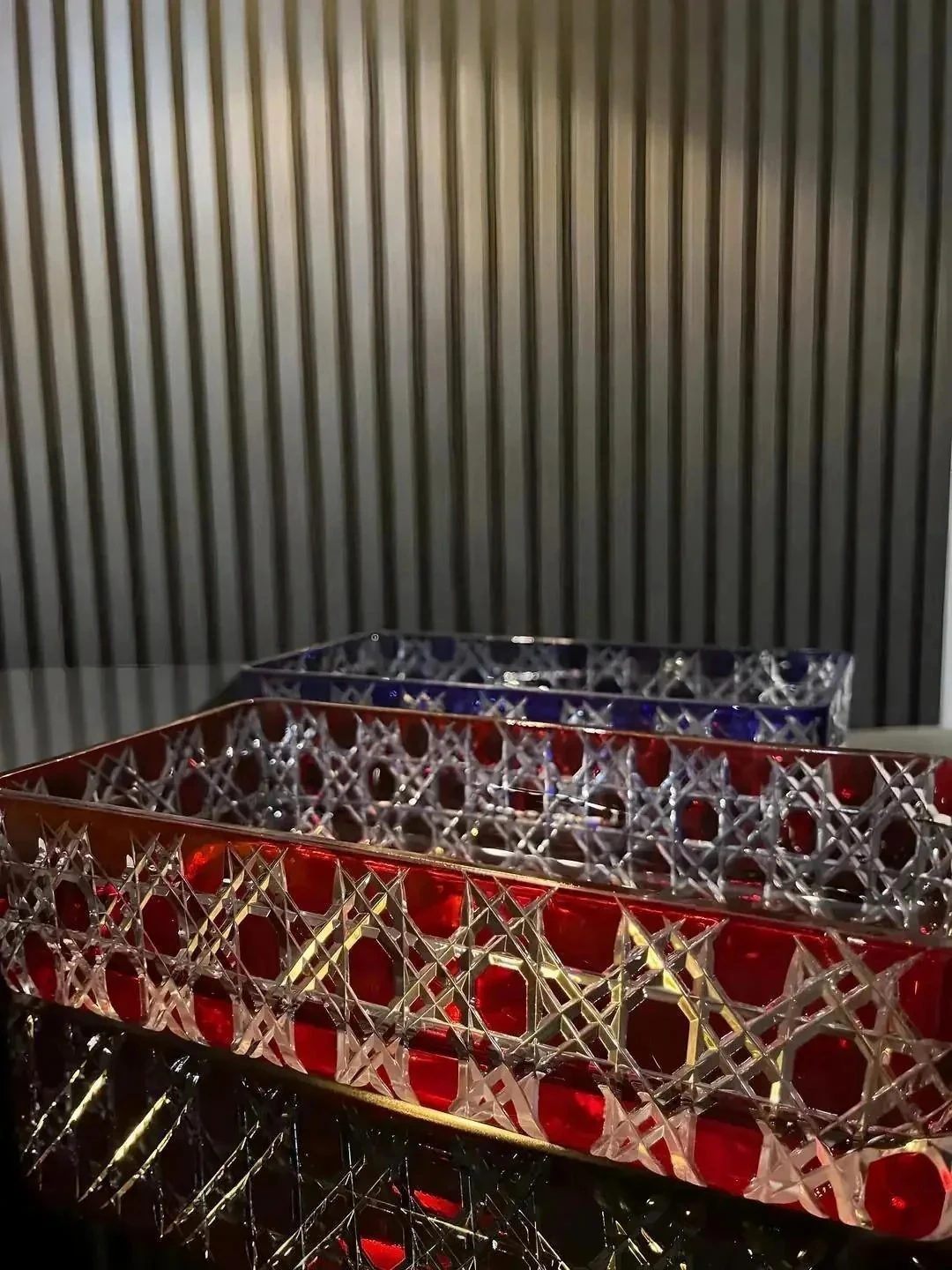 Wicker Zen Kesme Kase - Kırmızı