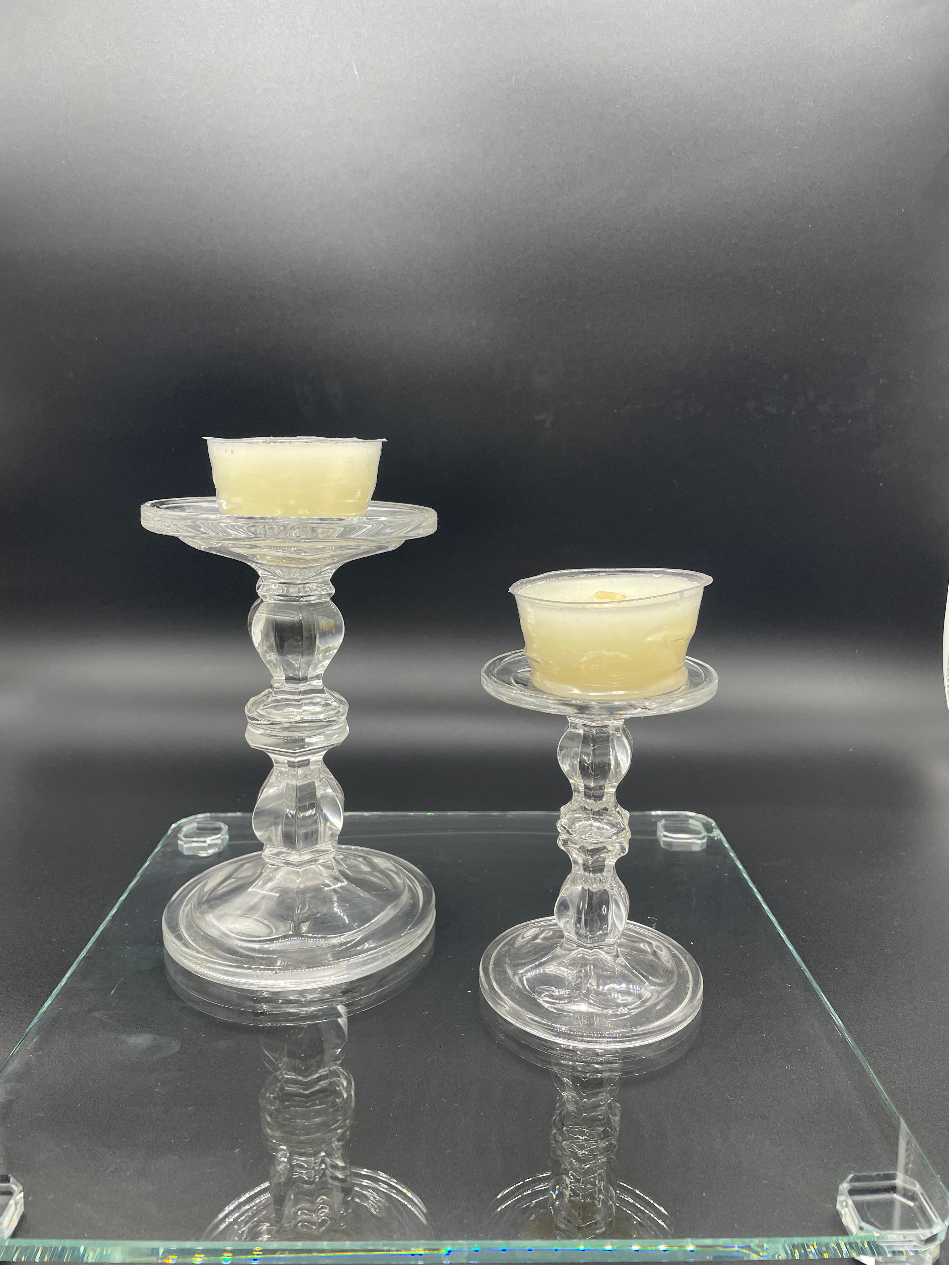 2’li Mini Kristal Şamdan
