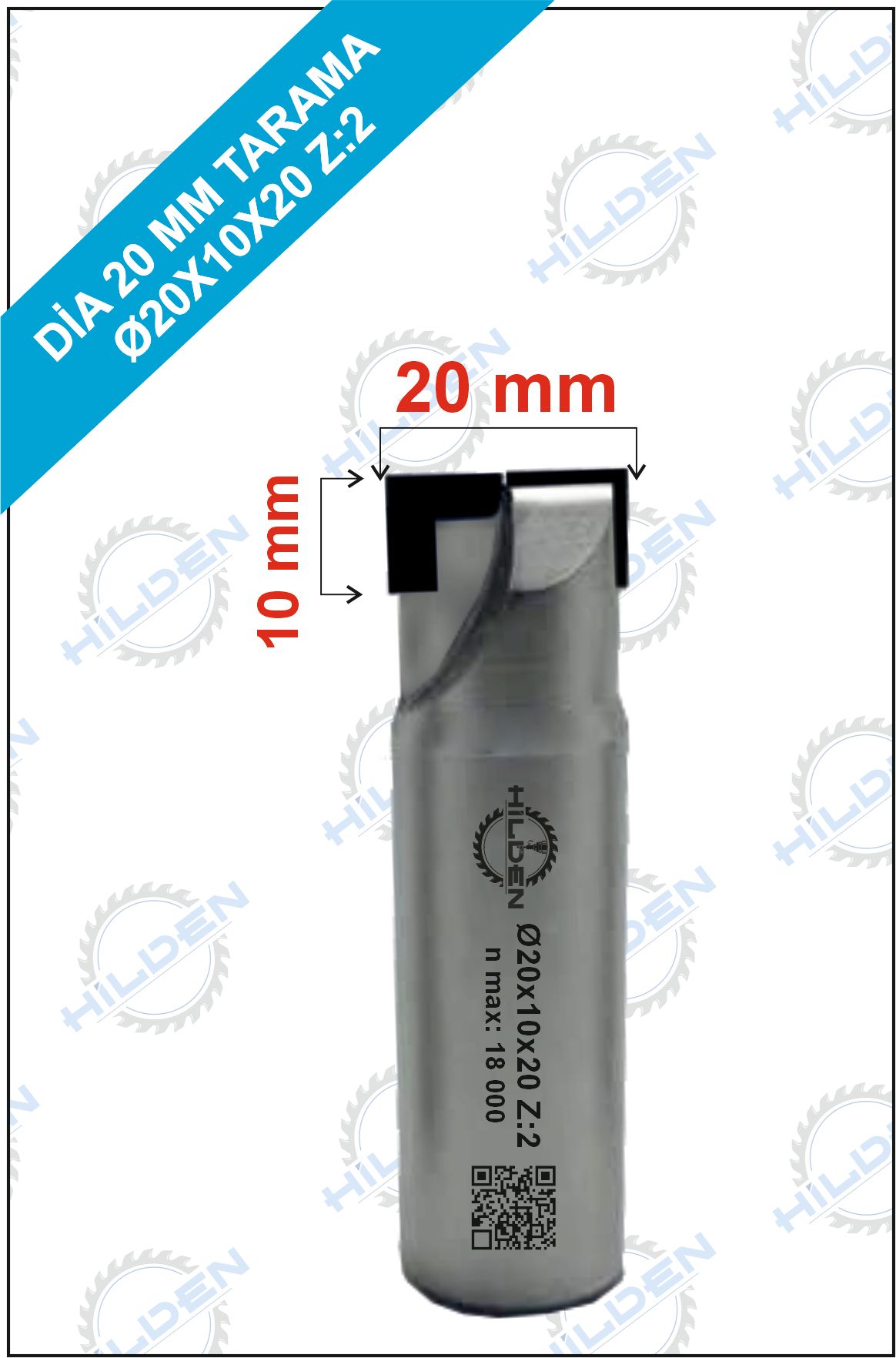 DİA 20 MM TARAMA FREZE BIÇAĞI